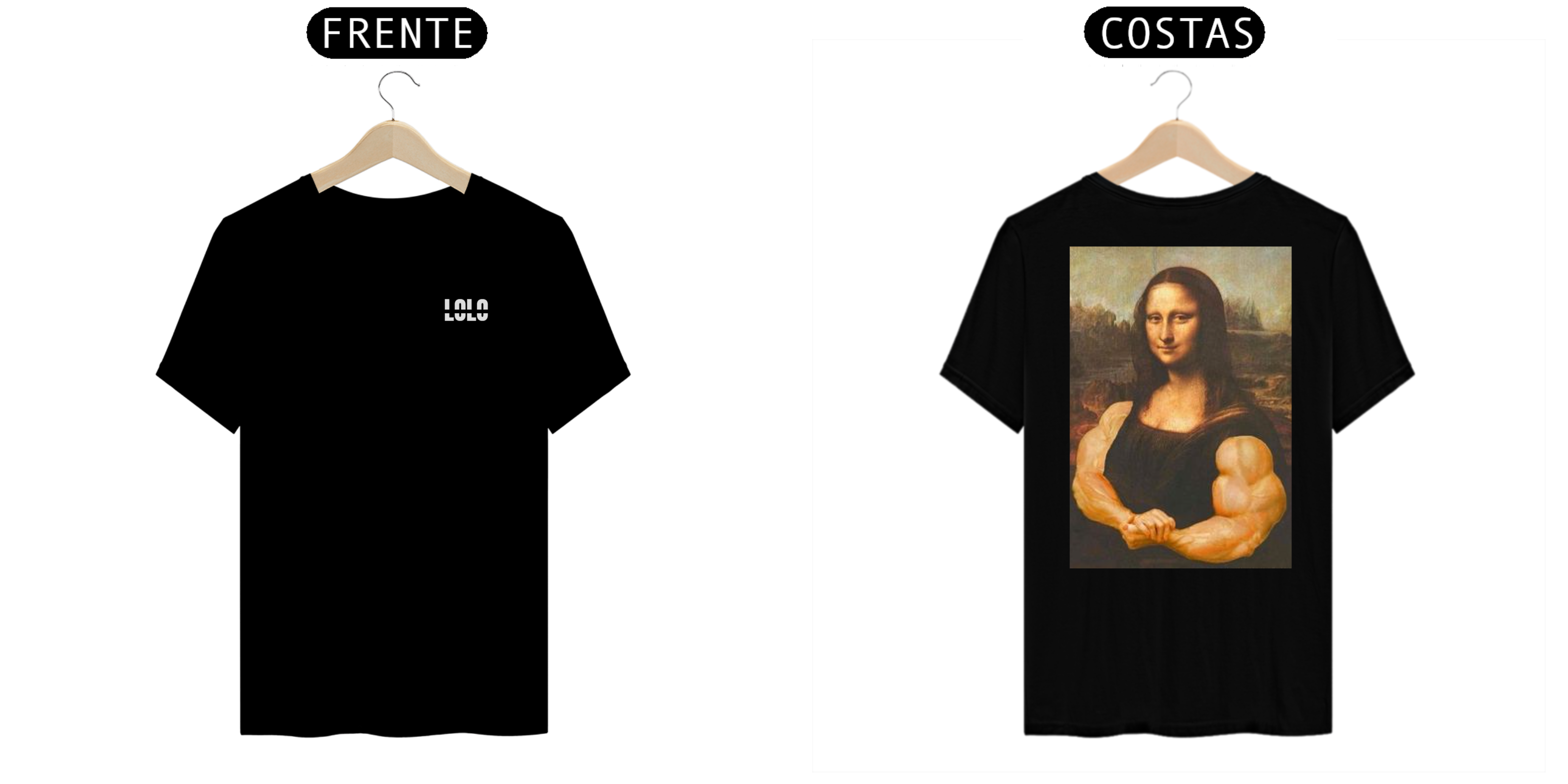 Nome do produto  T-SHIRT CLASSIC- MONALISA MAROMBA