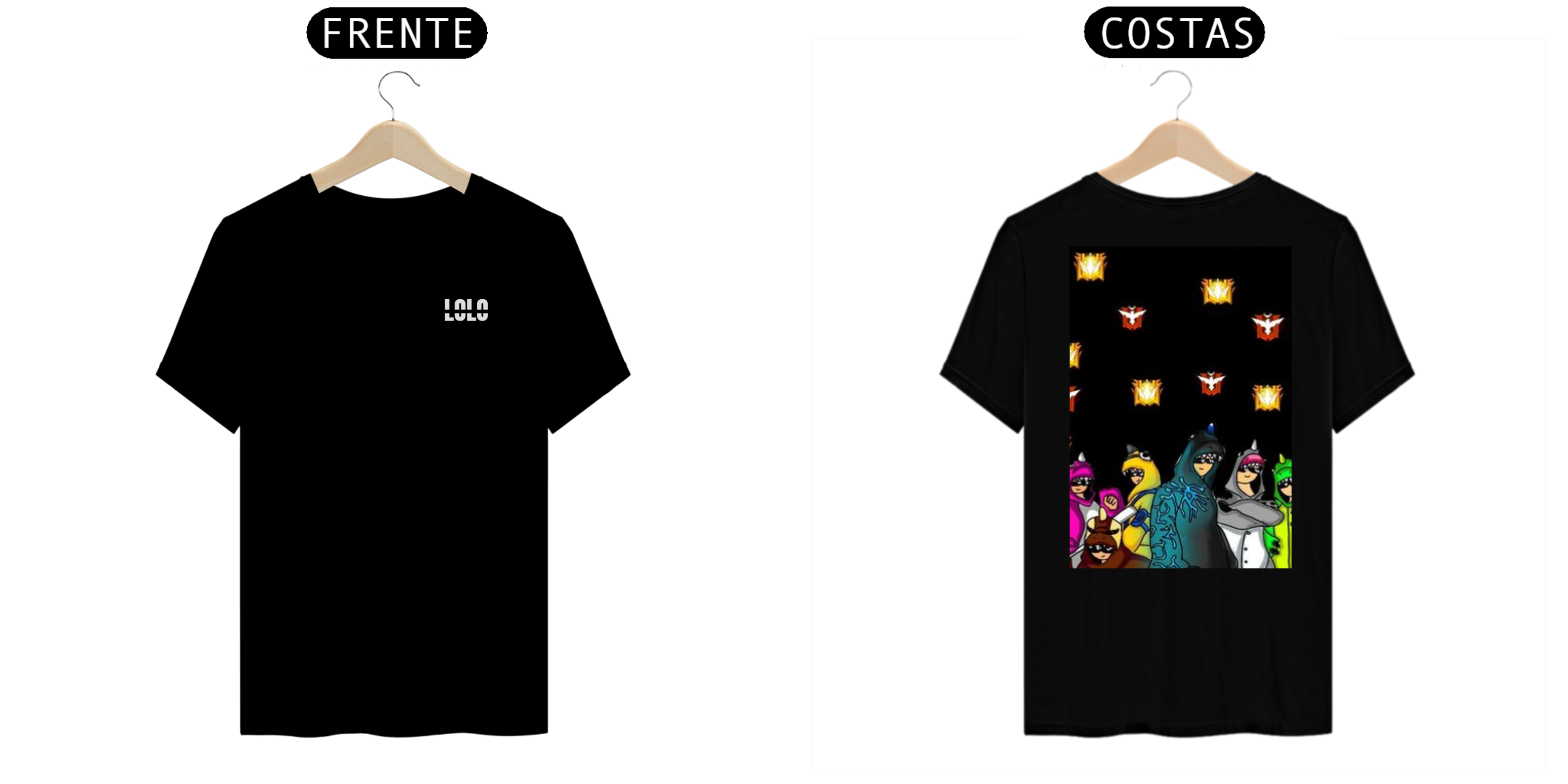 Nome do produto  T-SHIERT CLASSIC- FREE FIRE ELITE