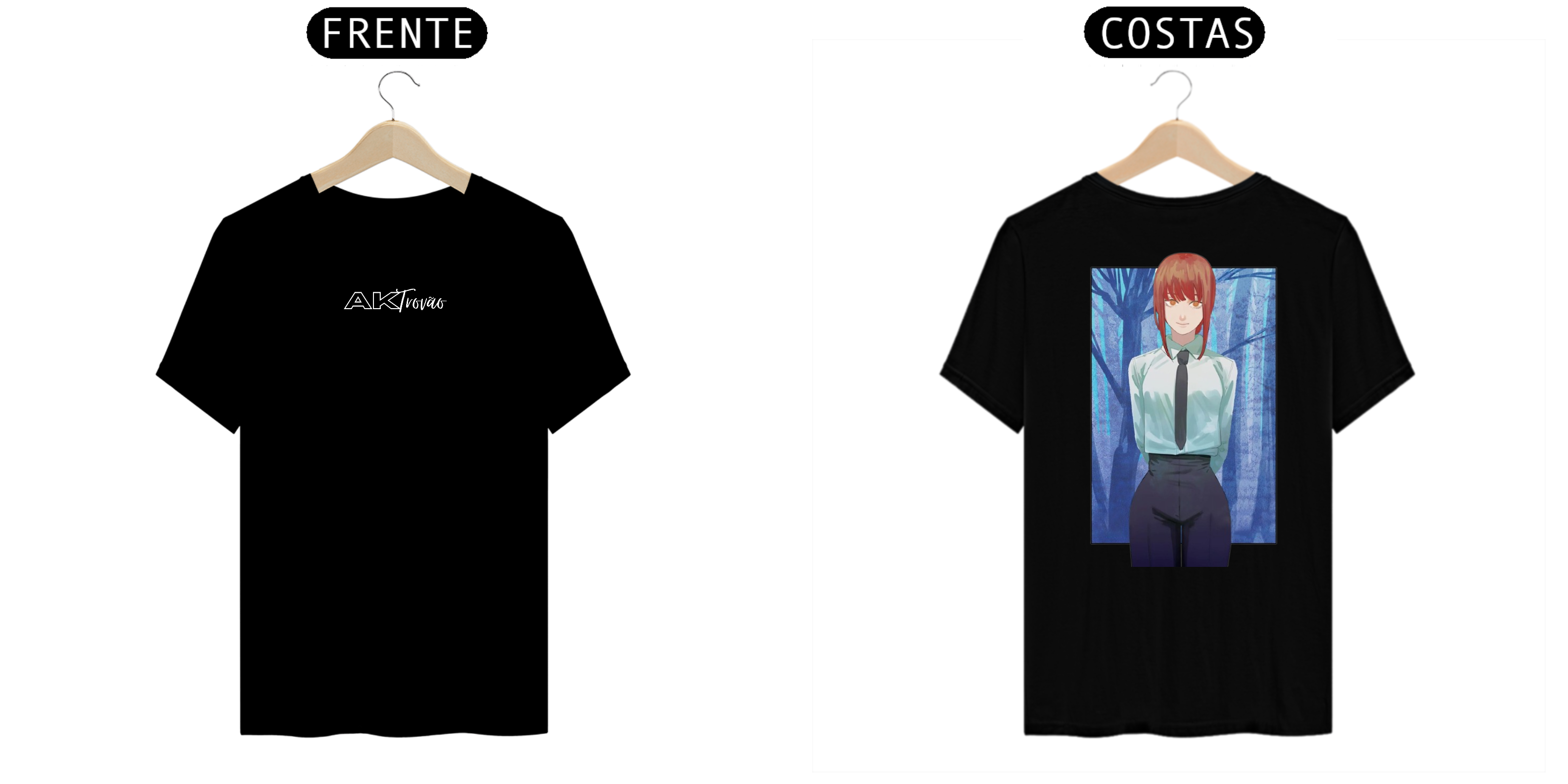 Camiseta Básica Anime Chainsaw Man