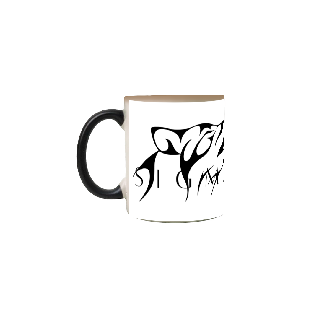 Xícara mágica Sigma lobo