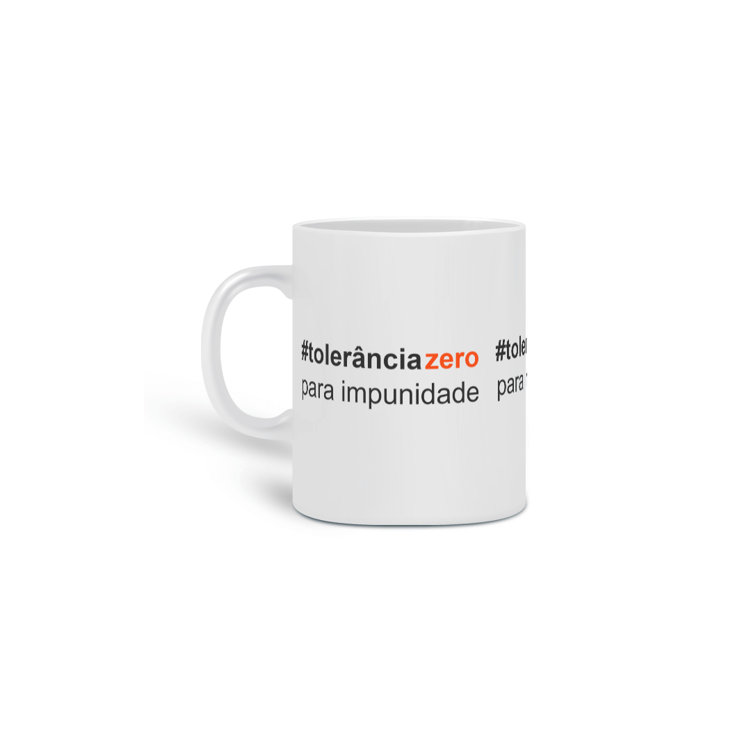 Caneca Branca Impunidade