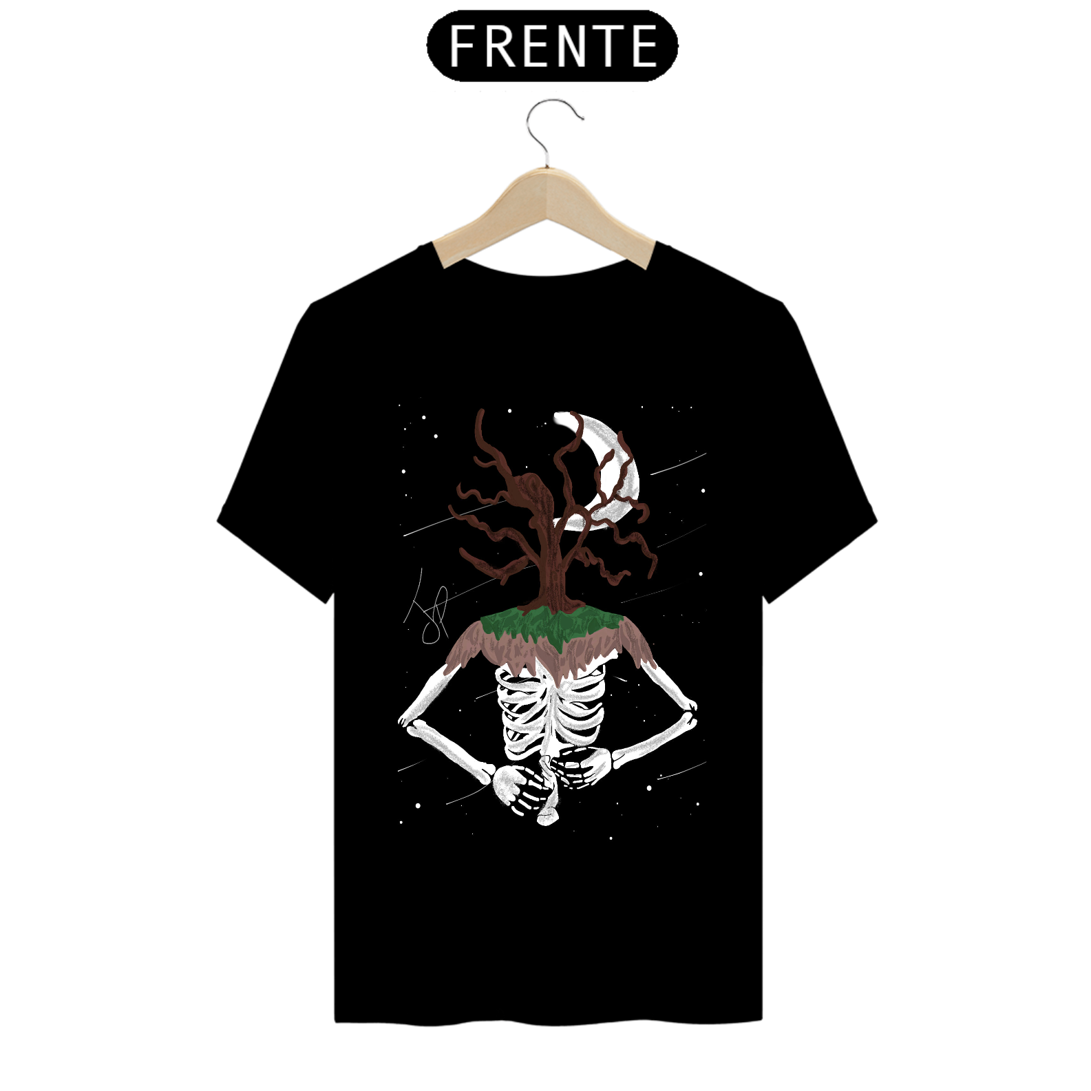 T-Shirt Raizes de um Esqueleto