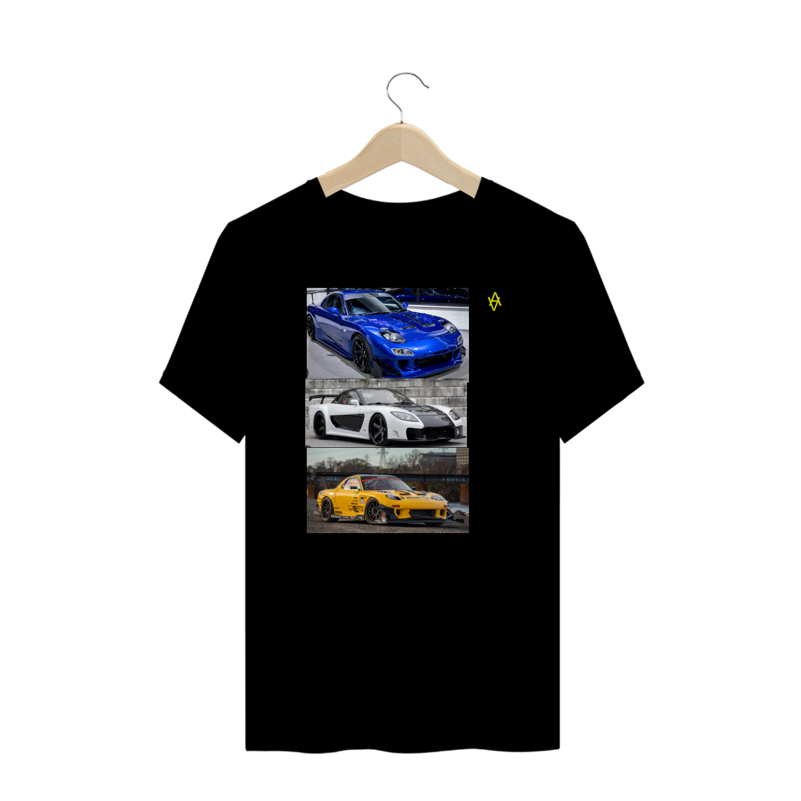 Camiseta Apolo Vestimenta de varias Mazda rx-7