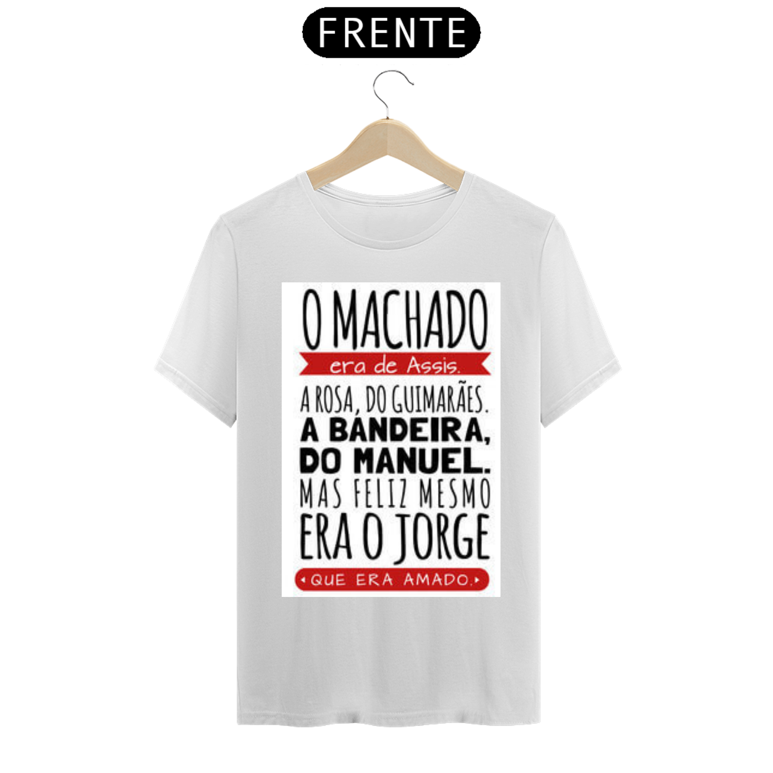Camiseta Algodão Literatura Brasileira