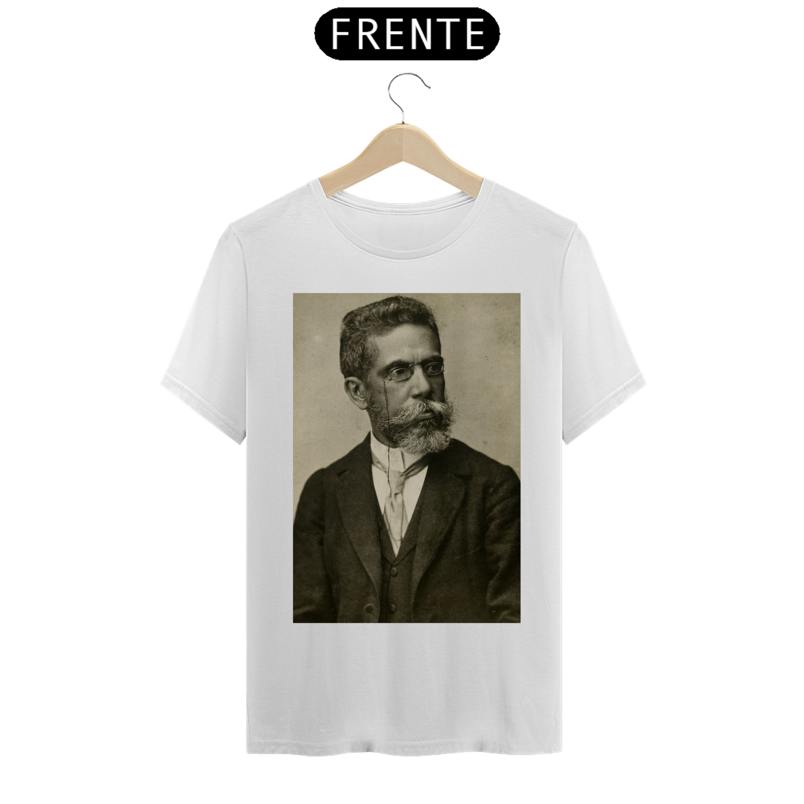 Nome do produto: Camiseta Algodão Machado de Assis