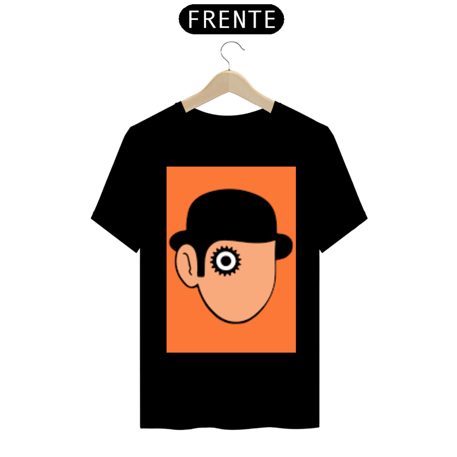 Camiseta Algodão Laranja Mecânica