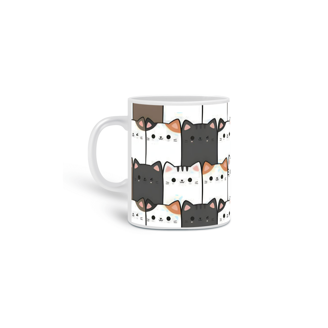 Caneca Vários Gatos