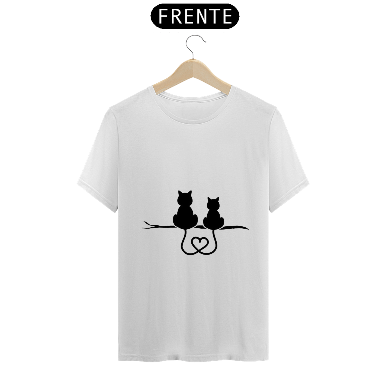Camiseta Gatos Unidos em Amor