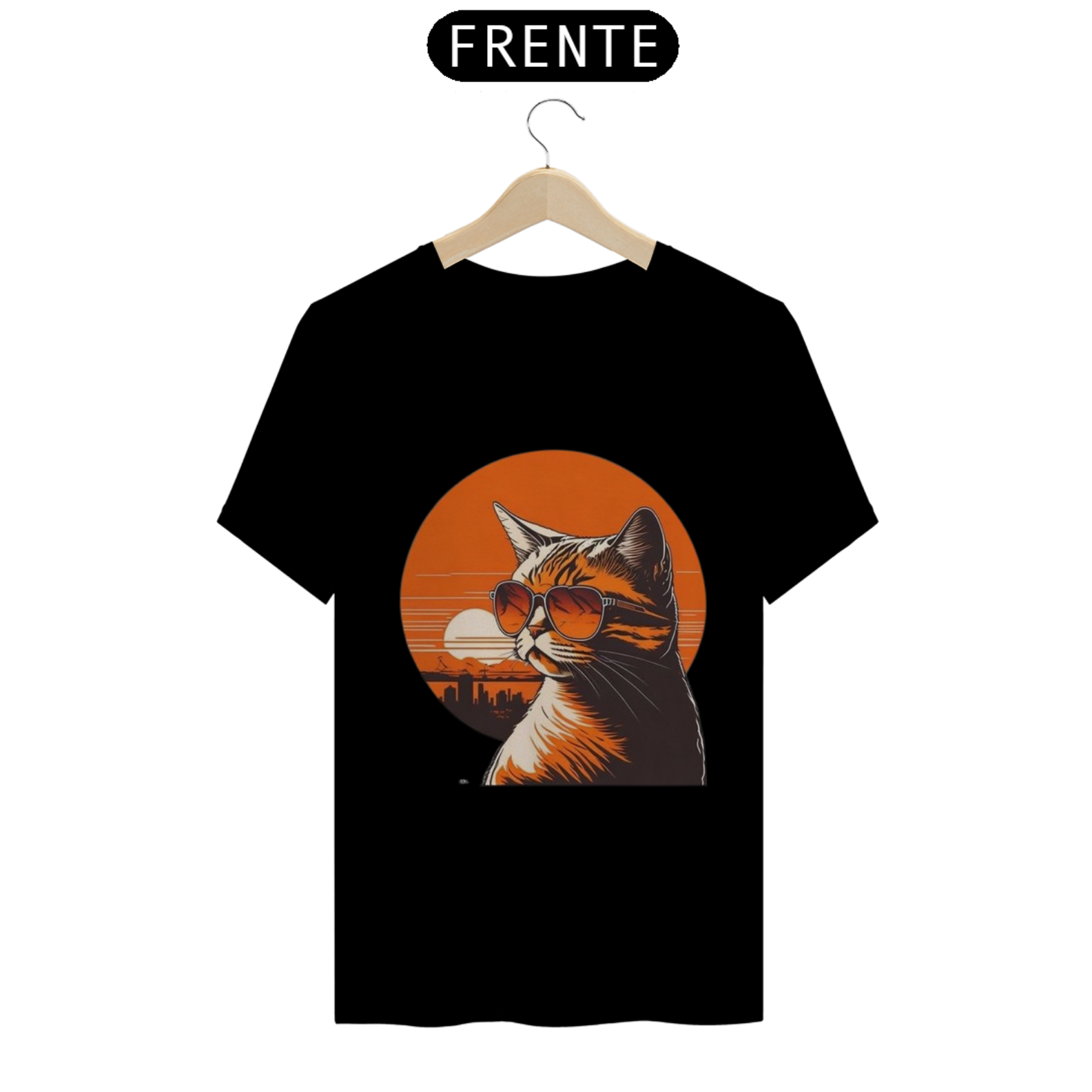 Camiseta - Cat's Stylish Relaxation