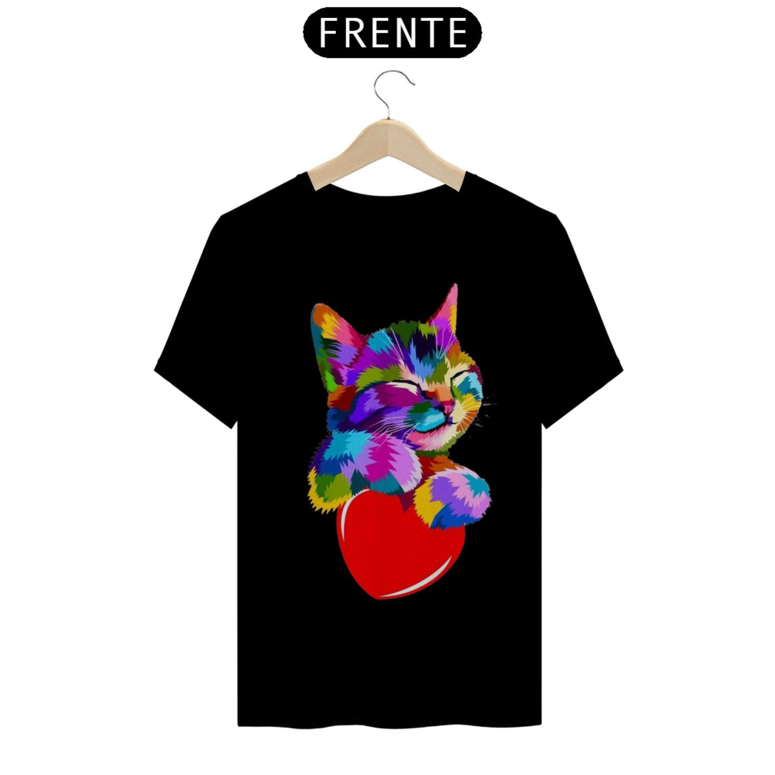 Camiseta Amor Felino 