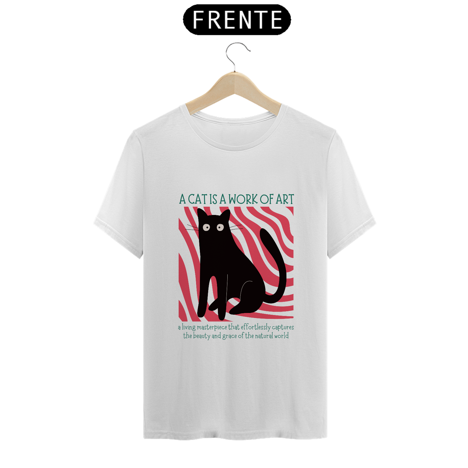 T-shirt Cat Art