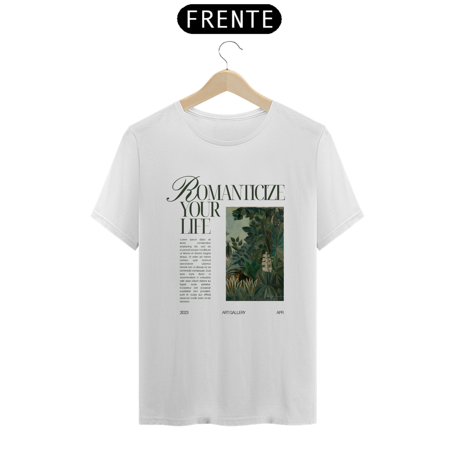 T-shirt Romanticize your life
