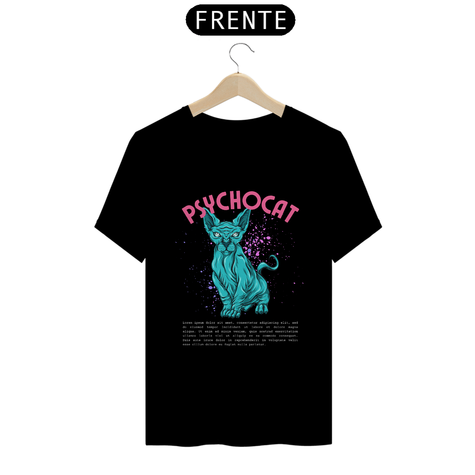 T-shirt Psichocat
