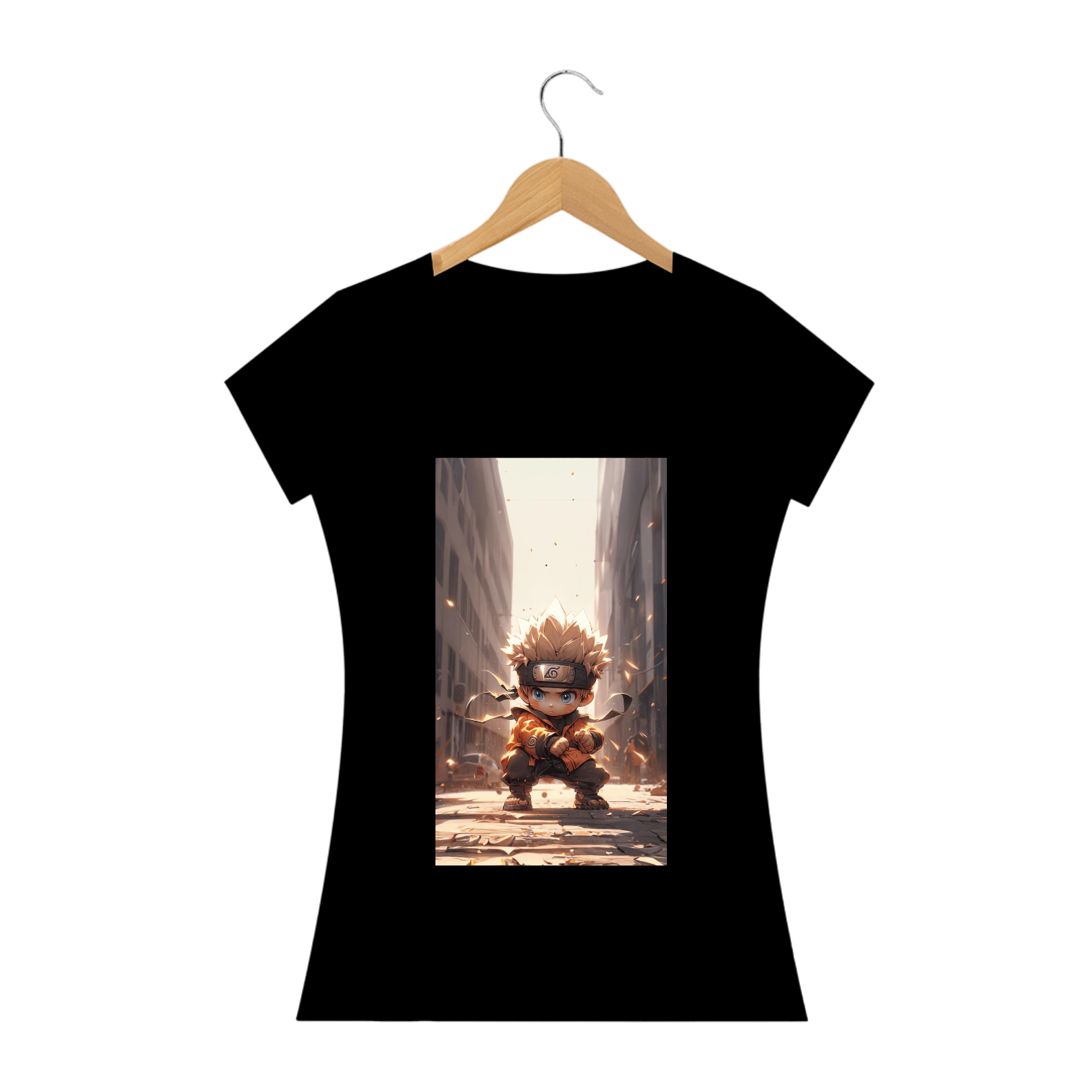 camiseta anime feminina