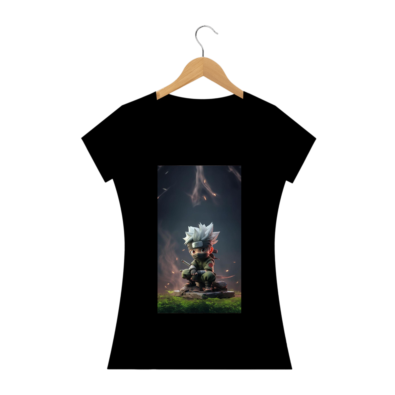 camiseta anime feminina