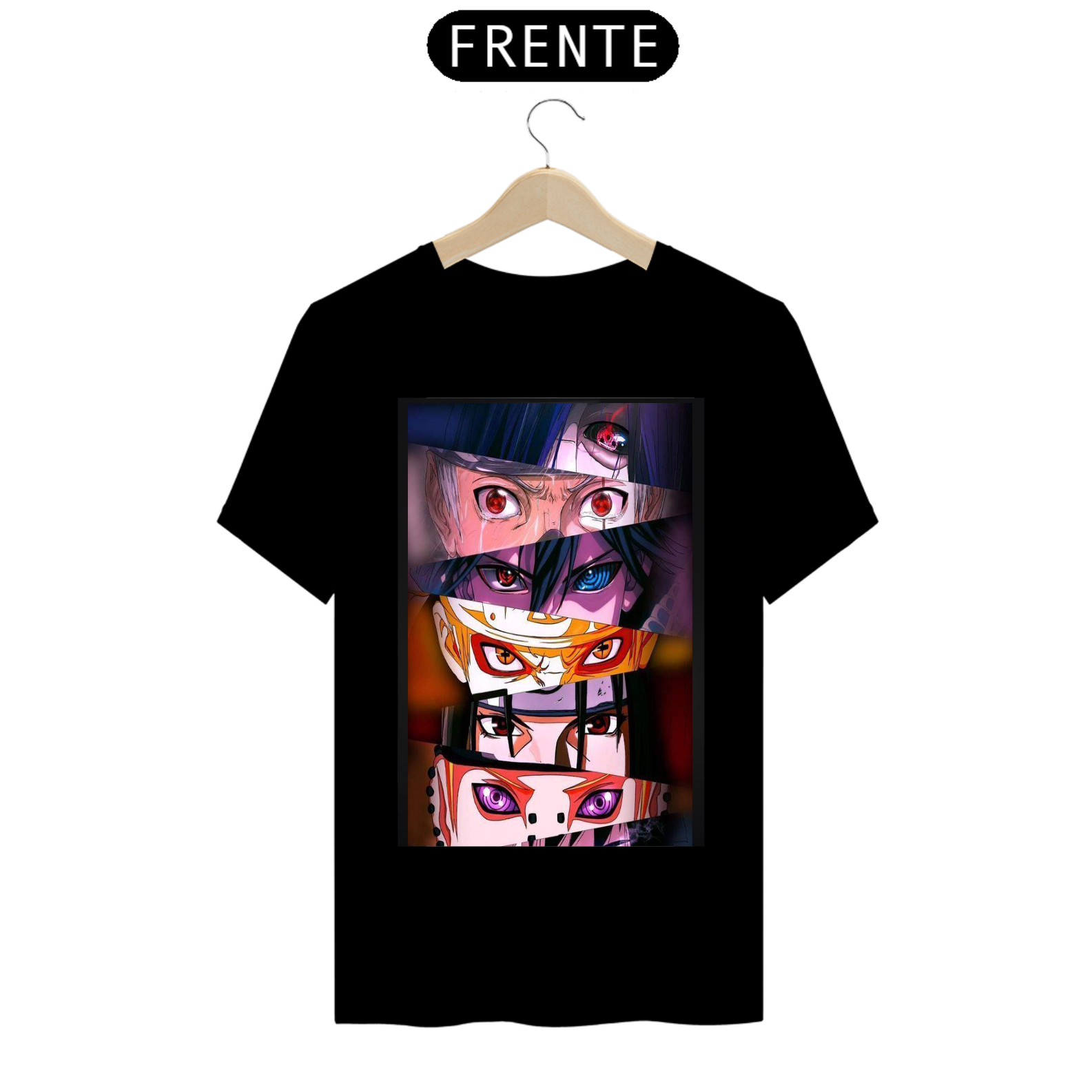camiseta anime masculina