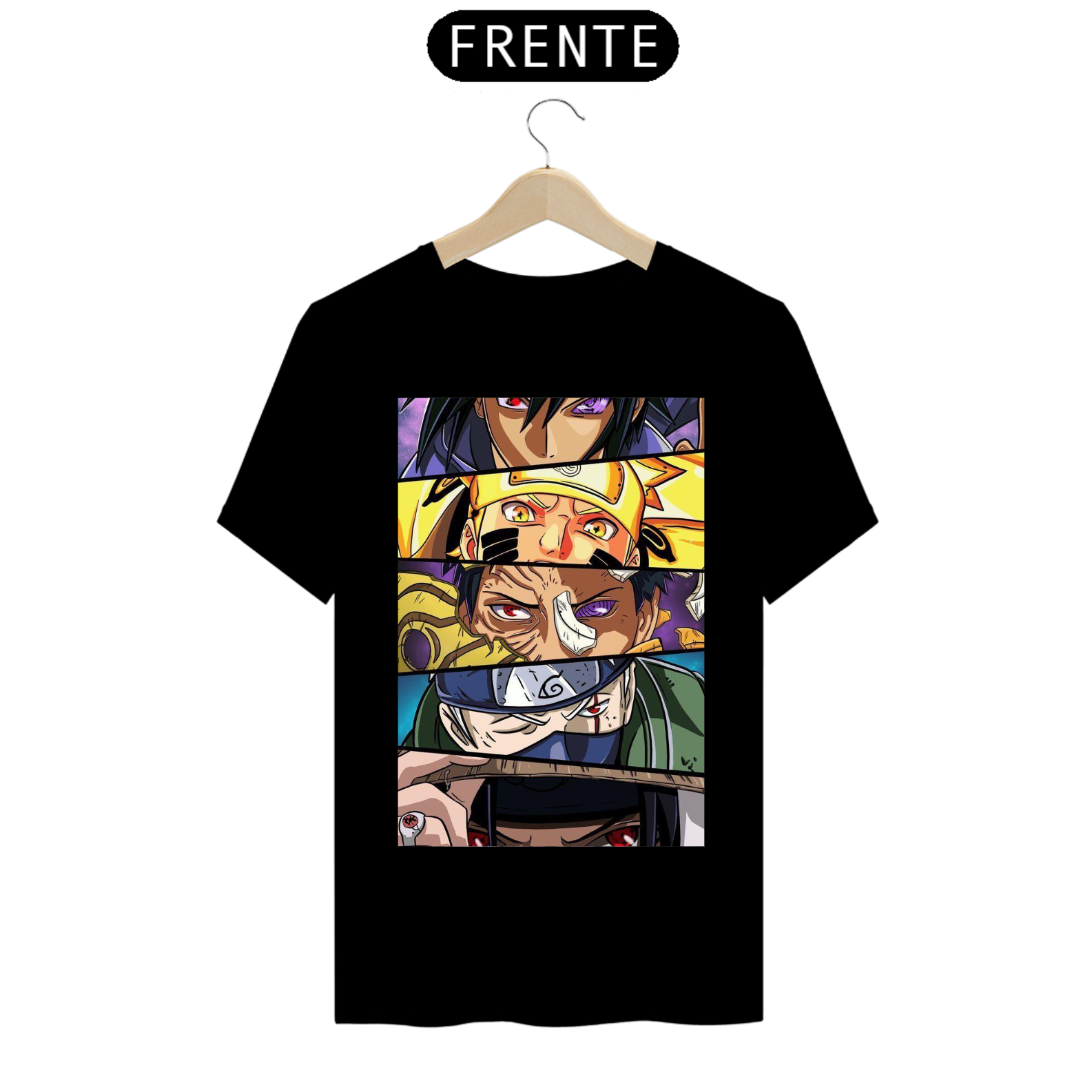camiseta anime masculina