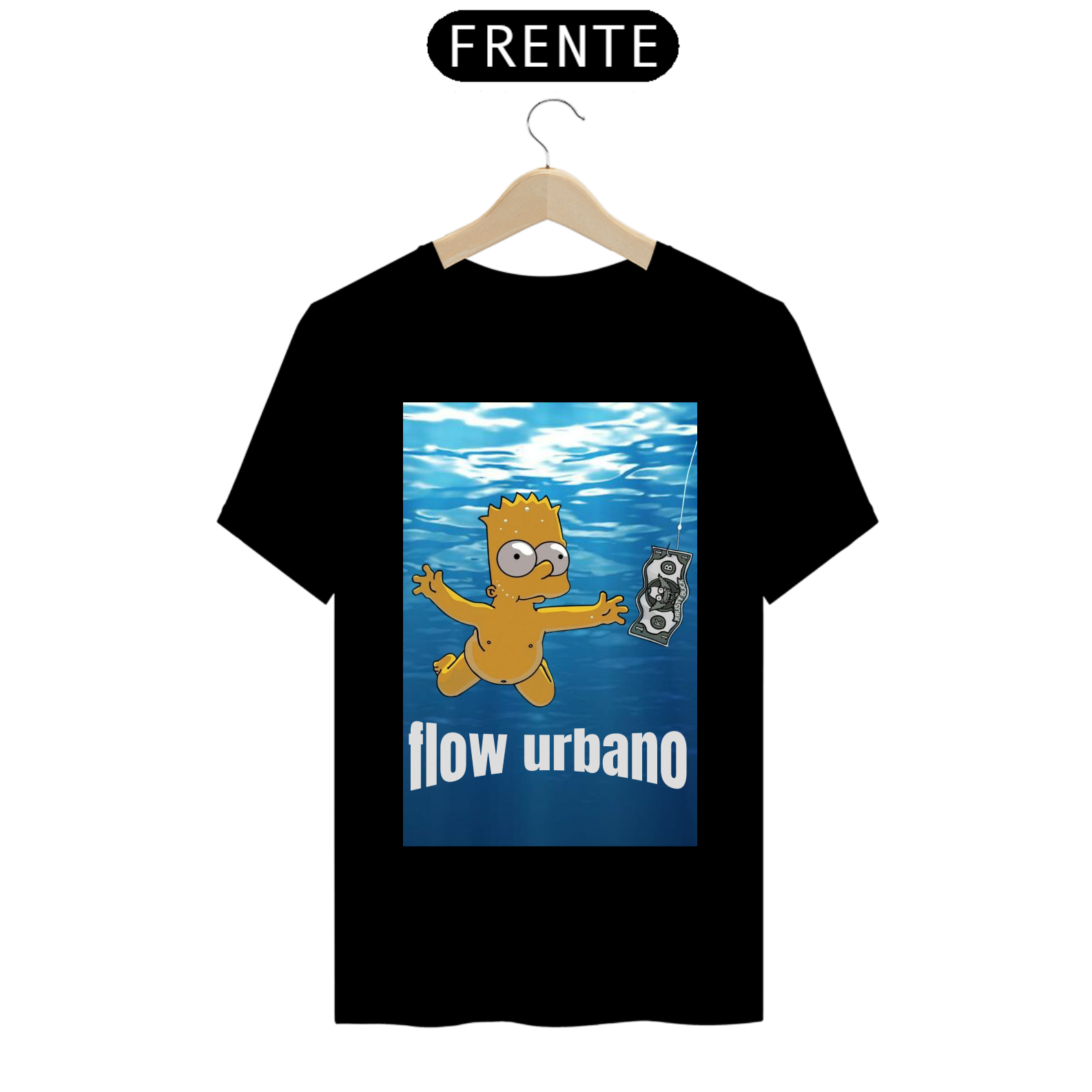 Camiseta Bart Simpson flow urbano