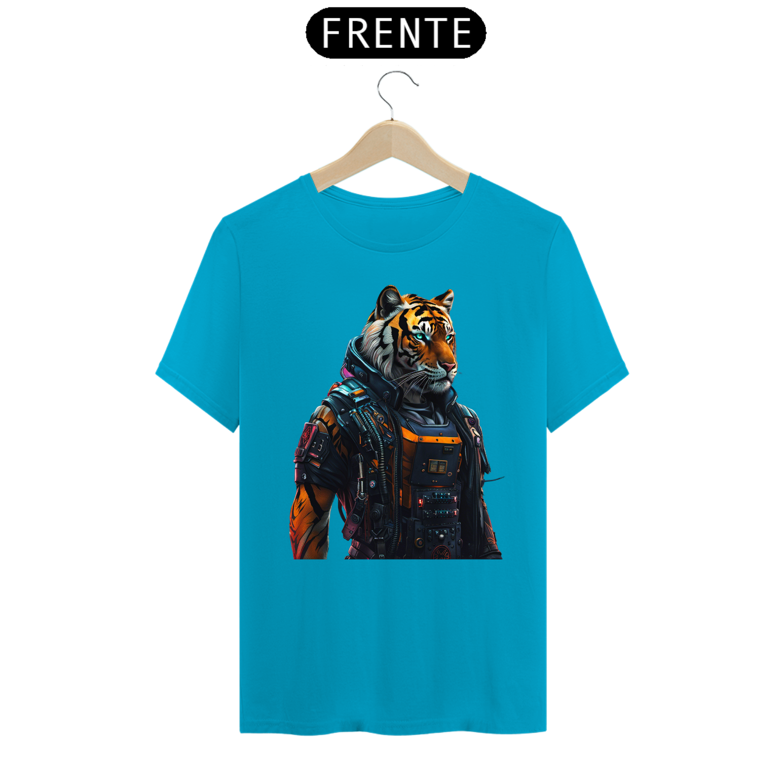 Camisa Tiger cyberpunk 