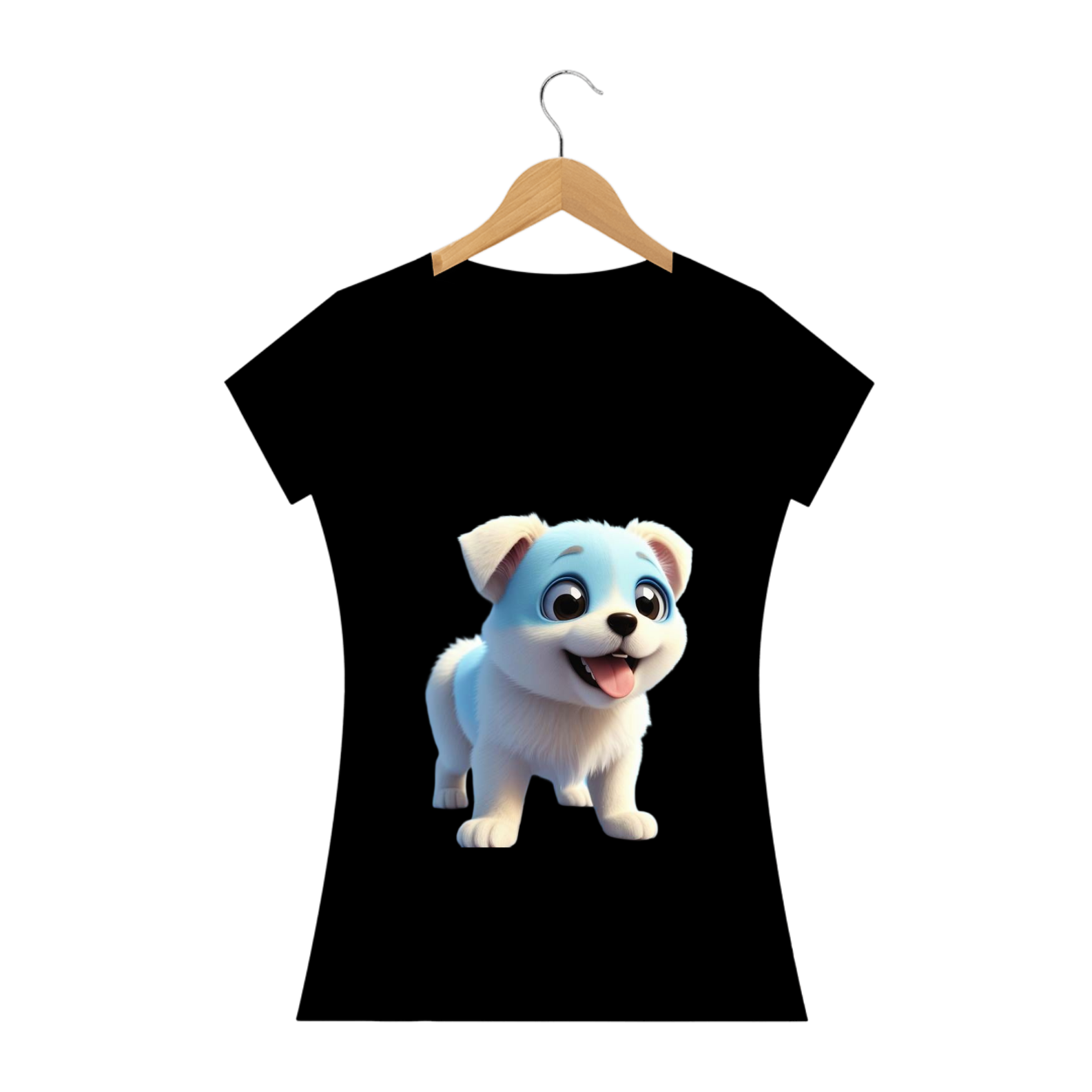 Baby long feminino cachorro manchado 