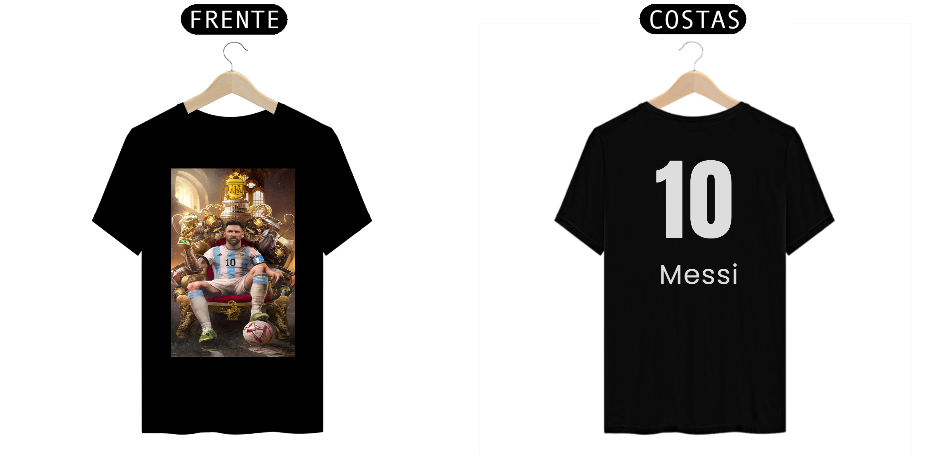 Camisa estampada , lionel messi