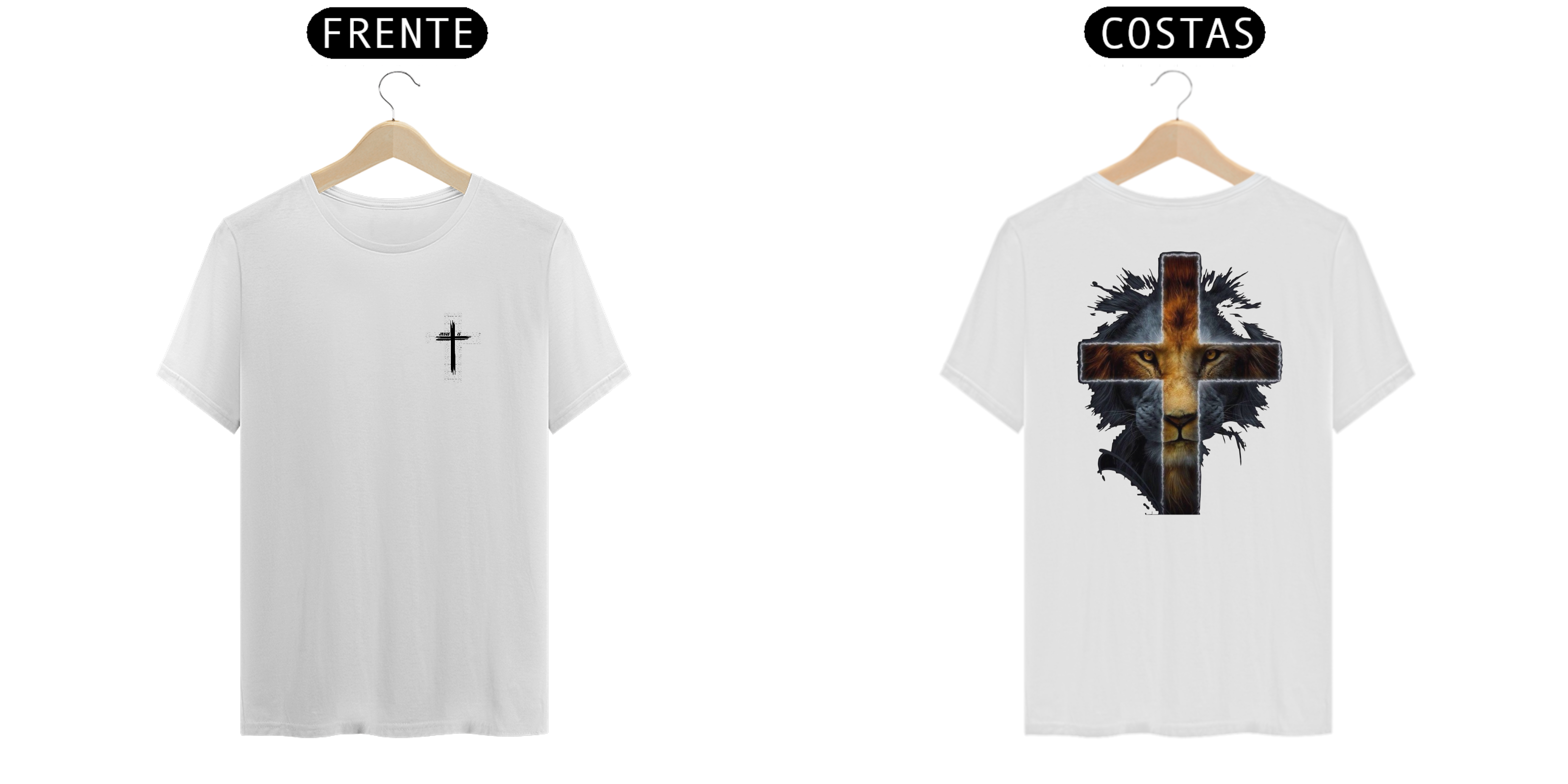 T-Shirt Leão de Judá -Branca