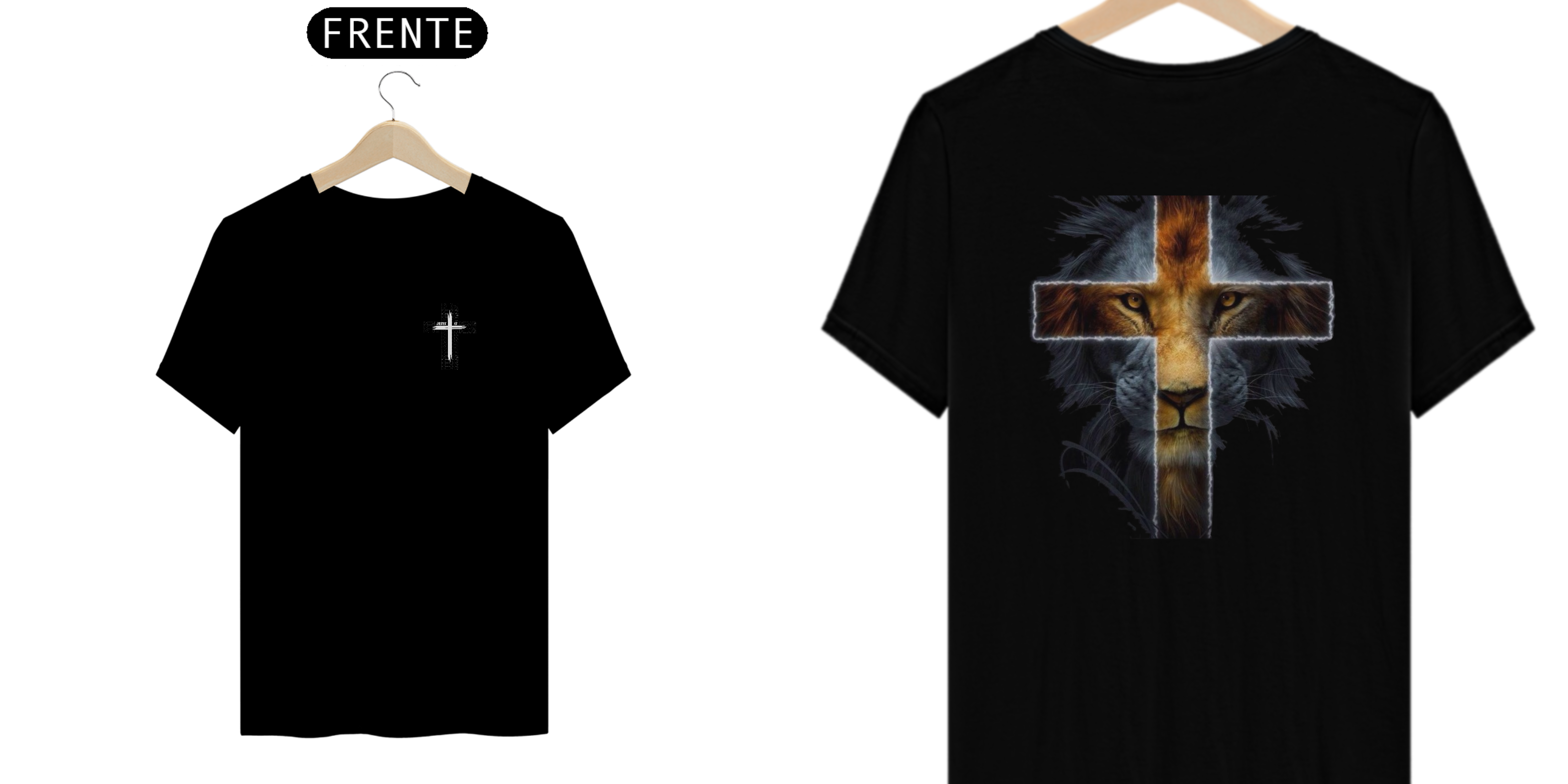 T-Shirt Leão de Judá - Preta