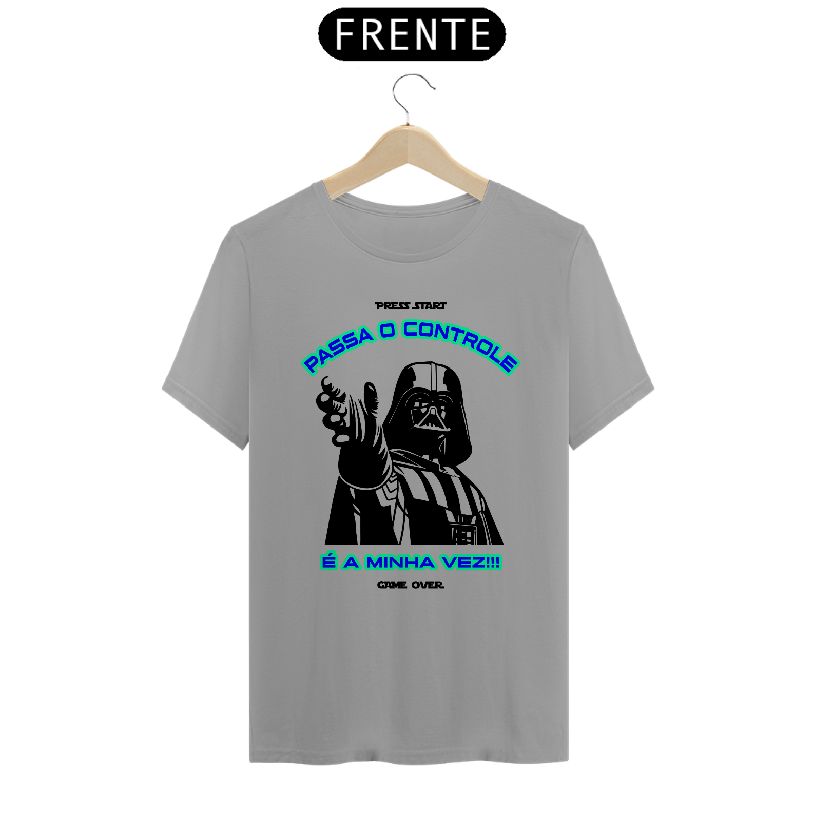 Camiseta - Darth Vader (Passa o Controle)