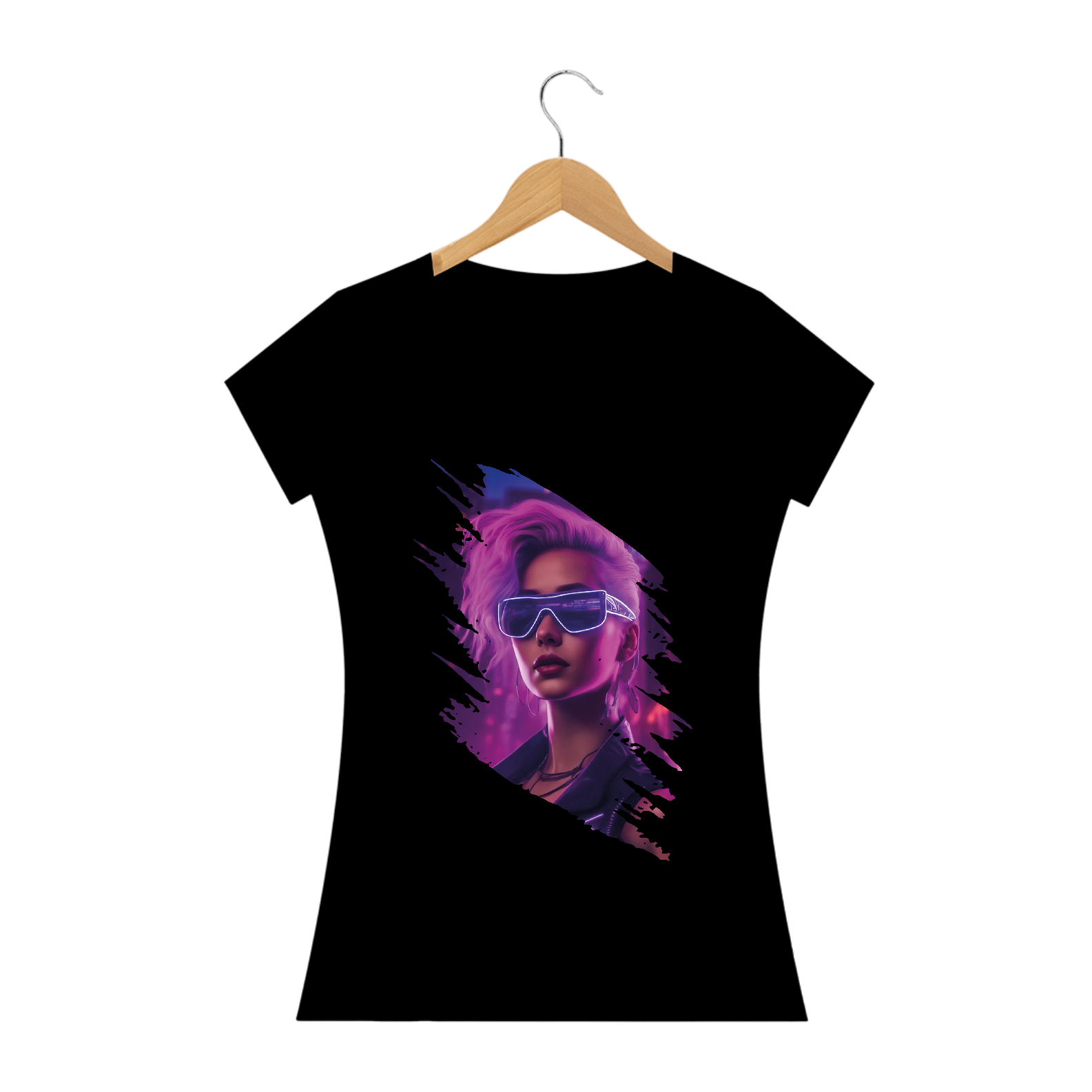 Camiseta - Girl Cyberpunk-04