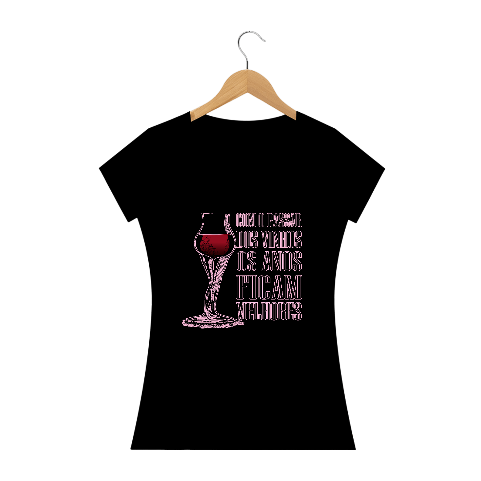 Camiseta - Com o Passar dos Vinhos