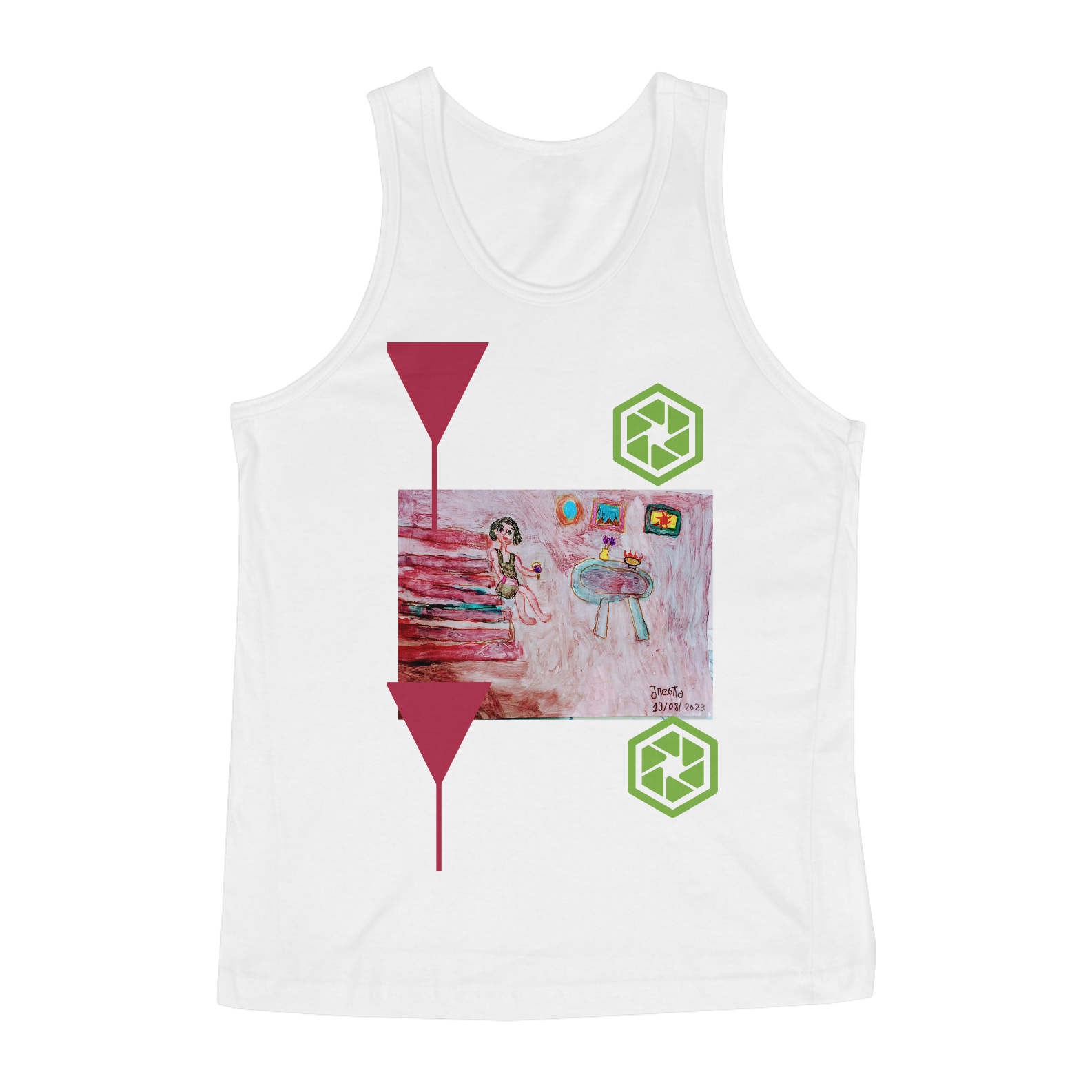 a mulher e uma taça de vinho 