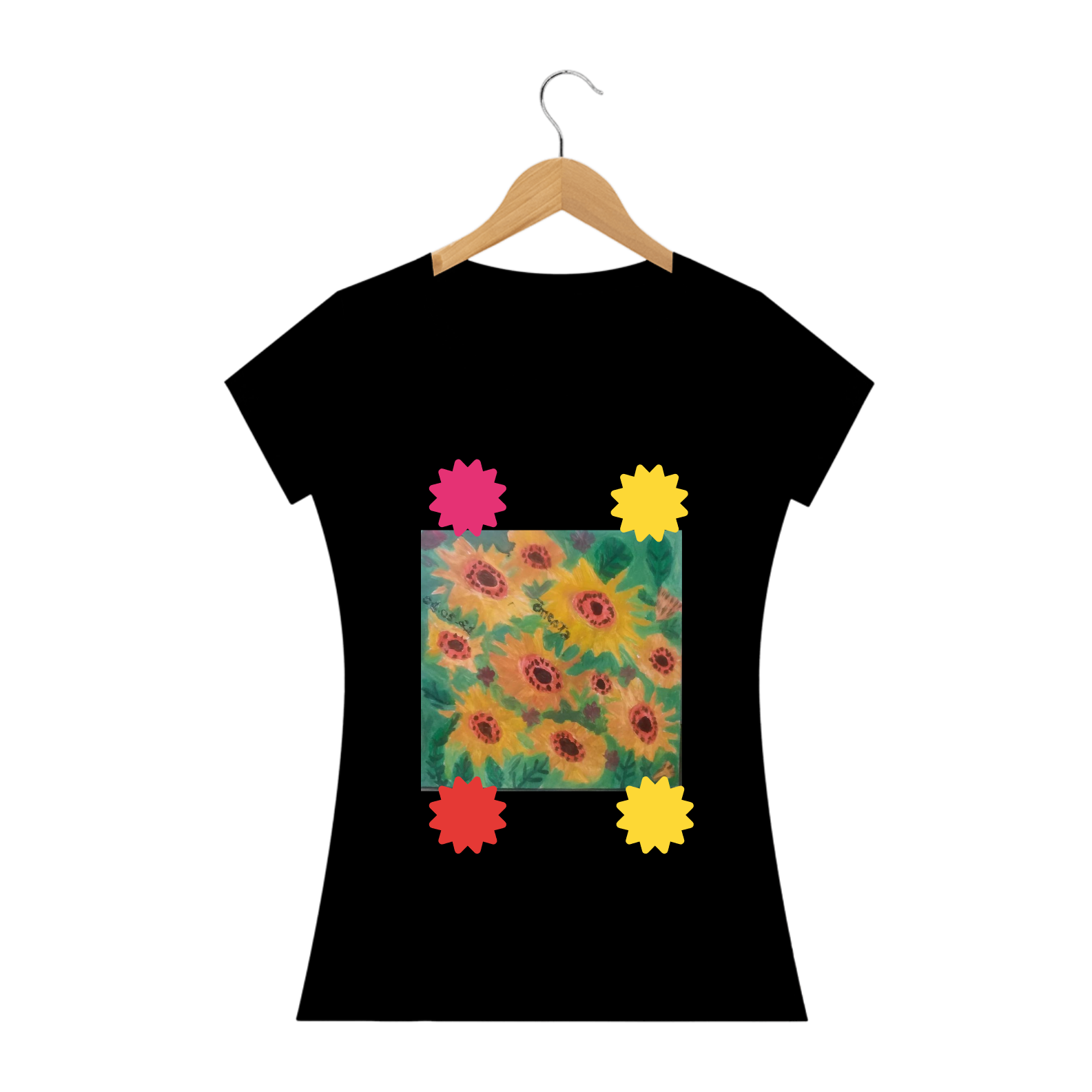 Nome do produto: blusa feminina girassóis