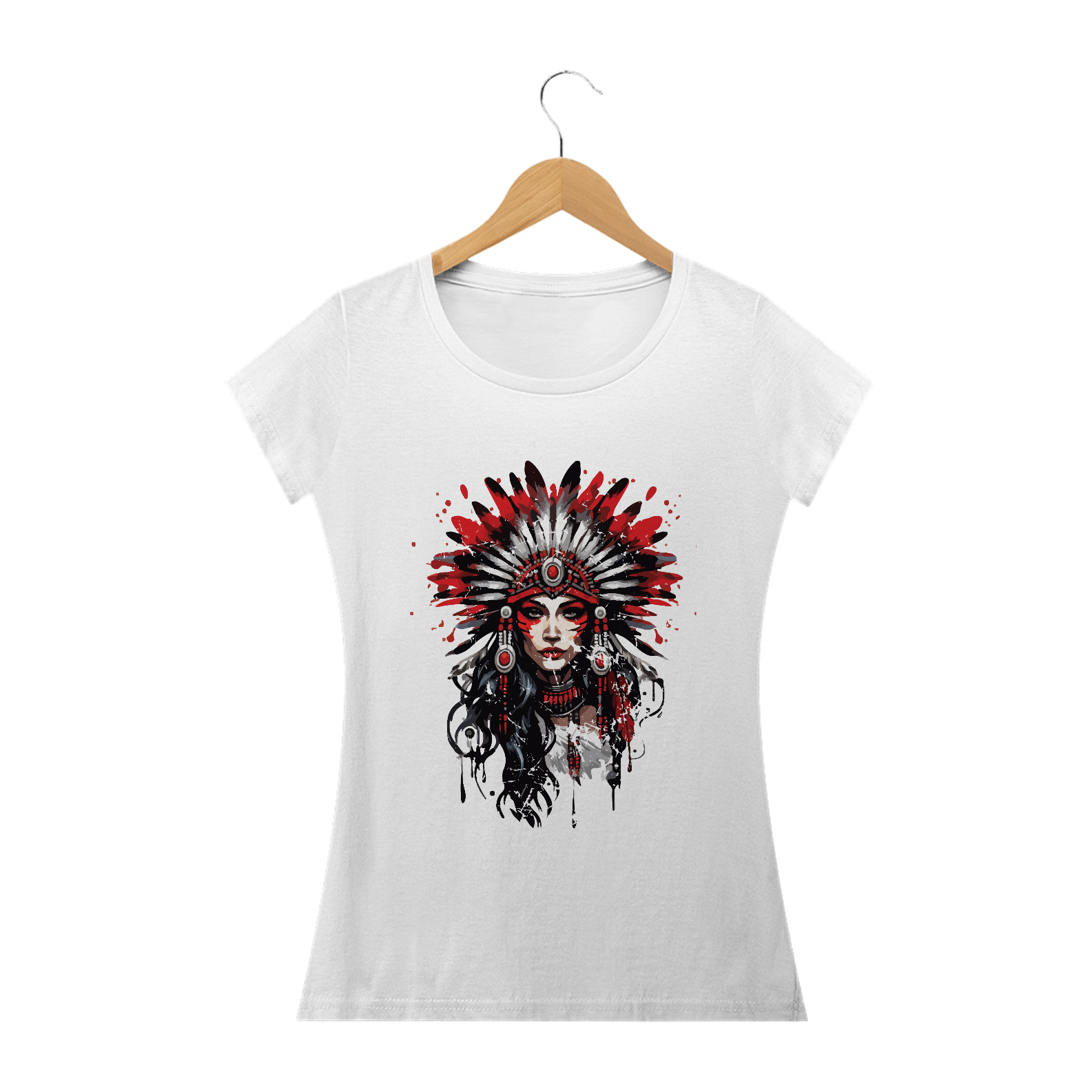 Camisa Feminina - Native American - Shawnee