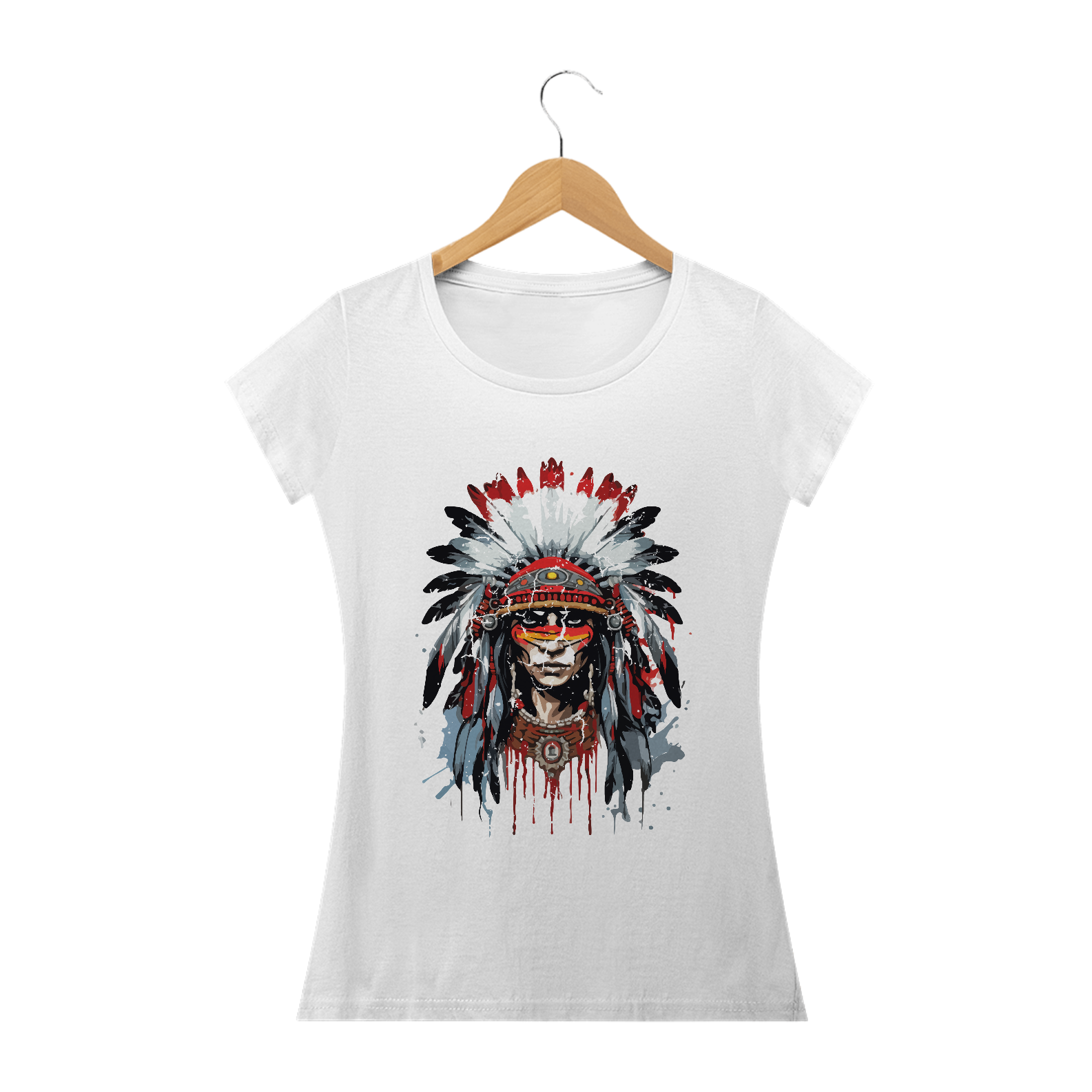 Camisa Feminina - Native American - Haida