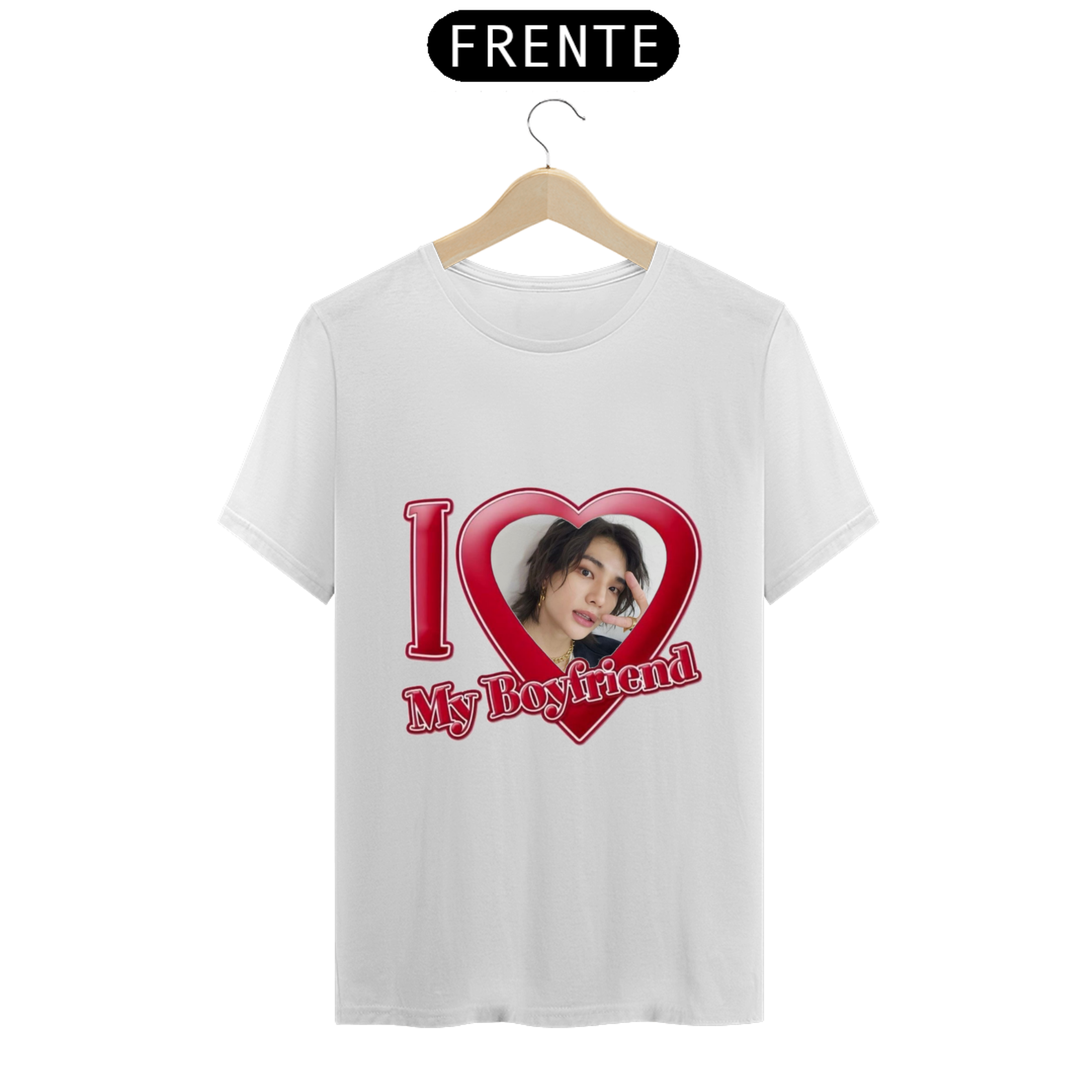 Camiseta boyfriend HYUNJIN