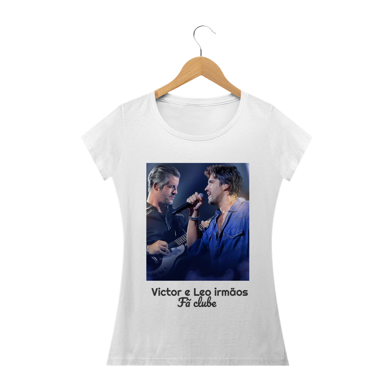 Camiseta, fã clube, victor e leo