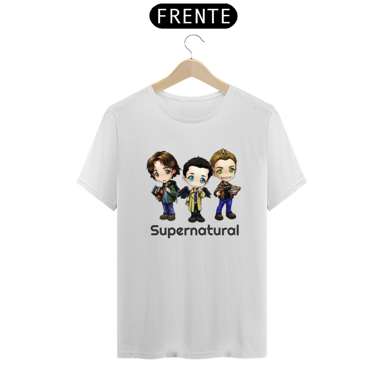 Camiseta, supernatural, desenho.