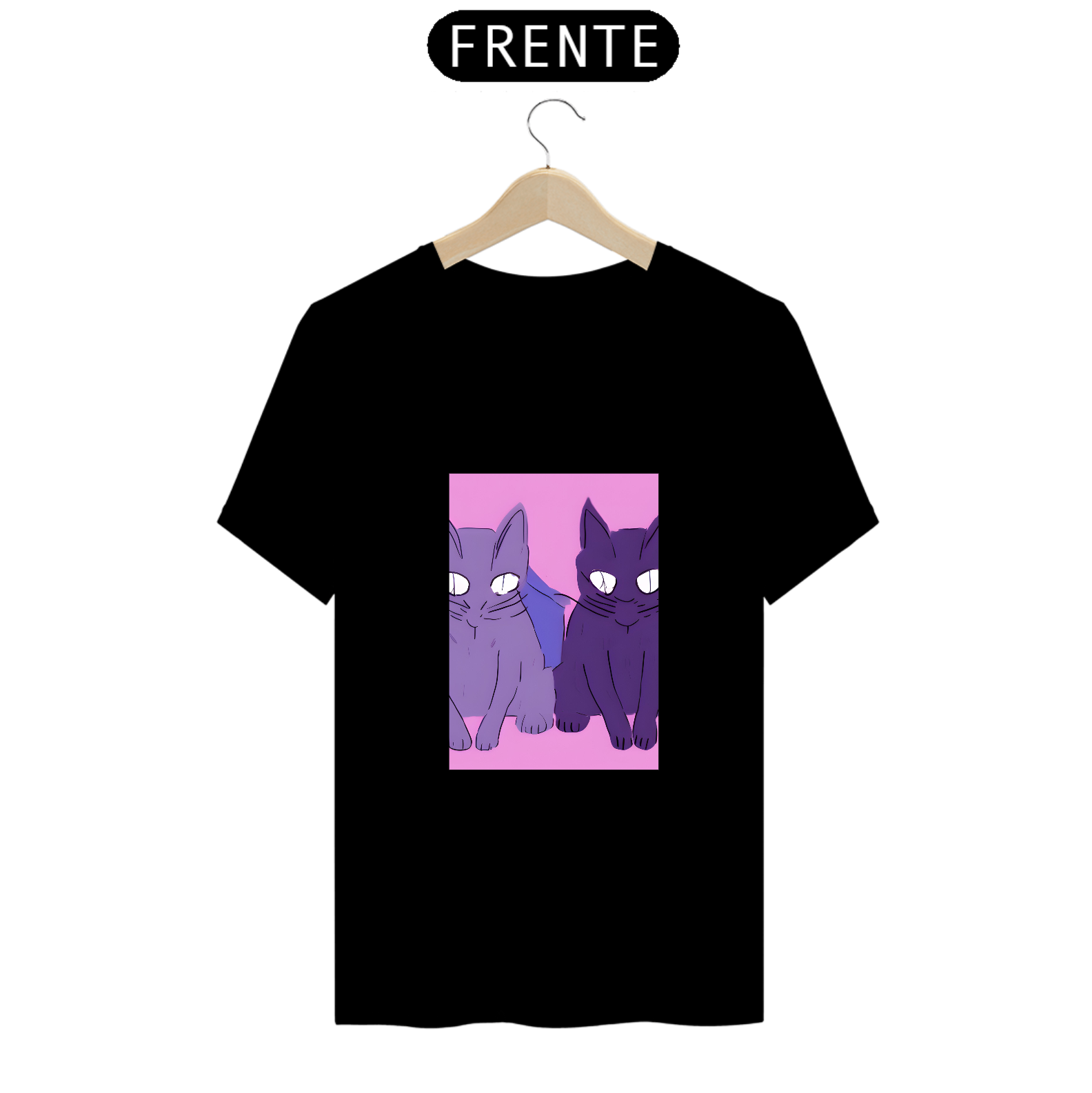  Camiseta de Rostinhos Purrfeitos
