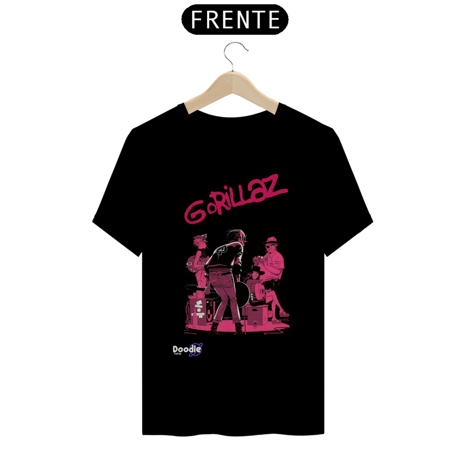 Camisa T-SHIRT QUALITY- Gorillaz
