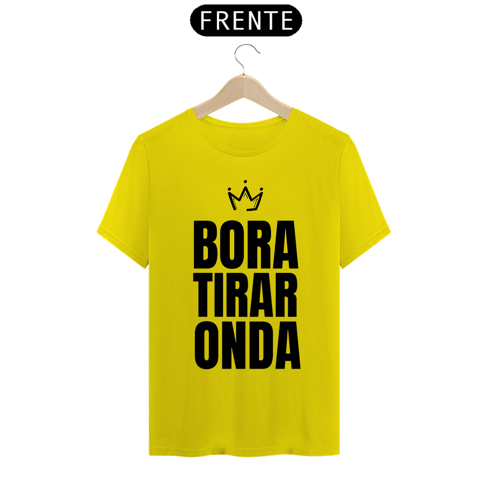Camiseta Bora tirar Onda Negrosim