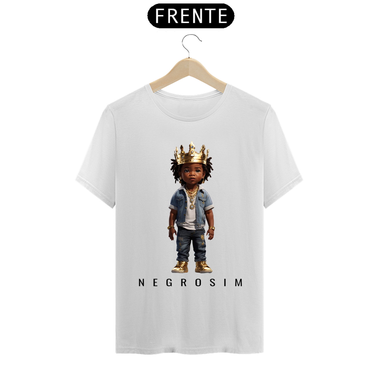 Camiseta Rei Negrosim