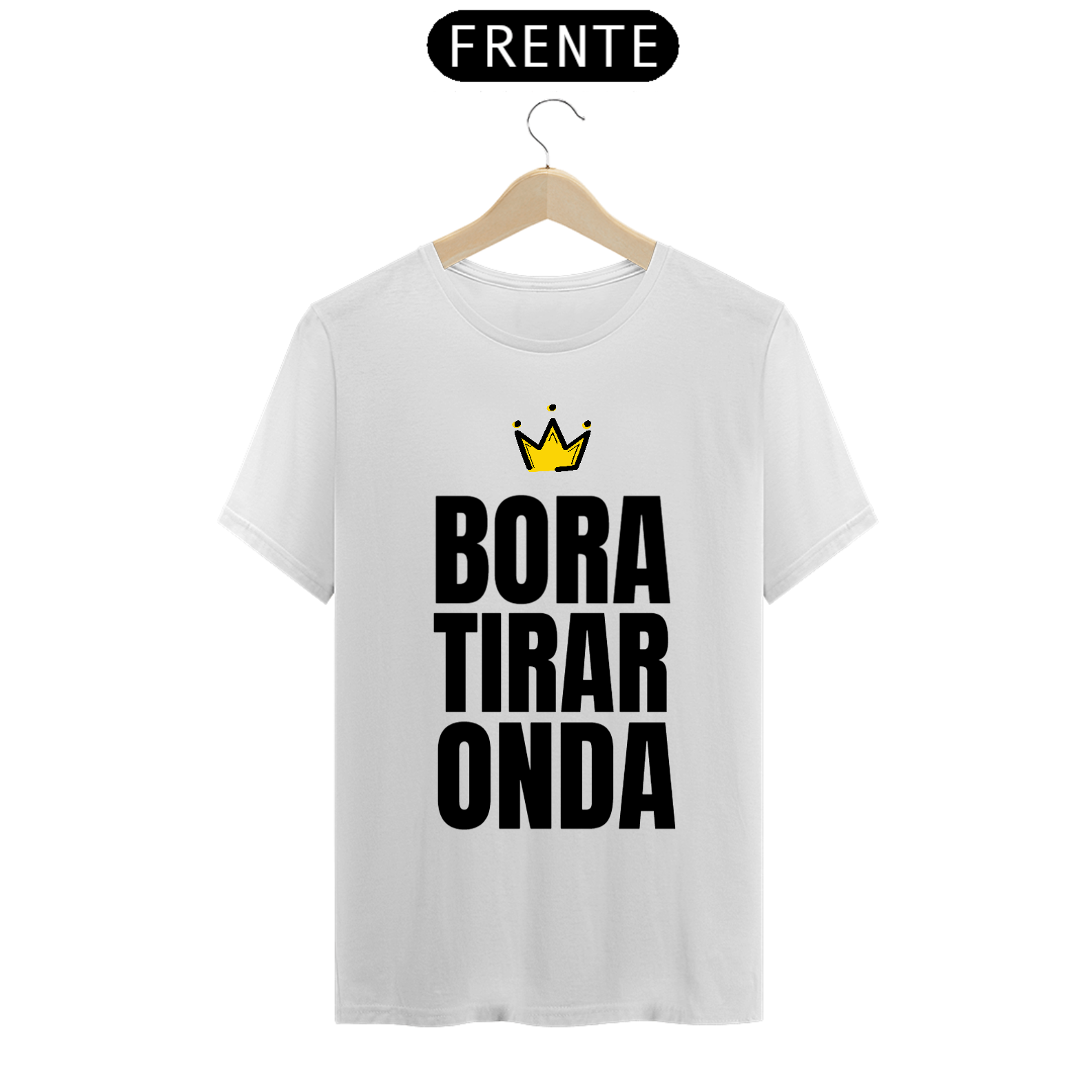Camiseta Bora Tirar Onda Negrosim