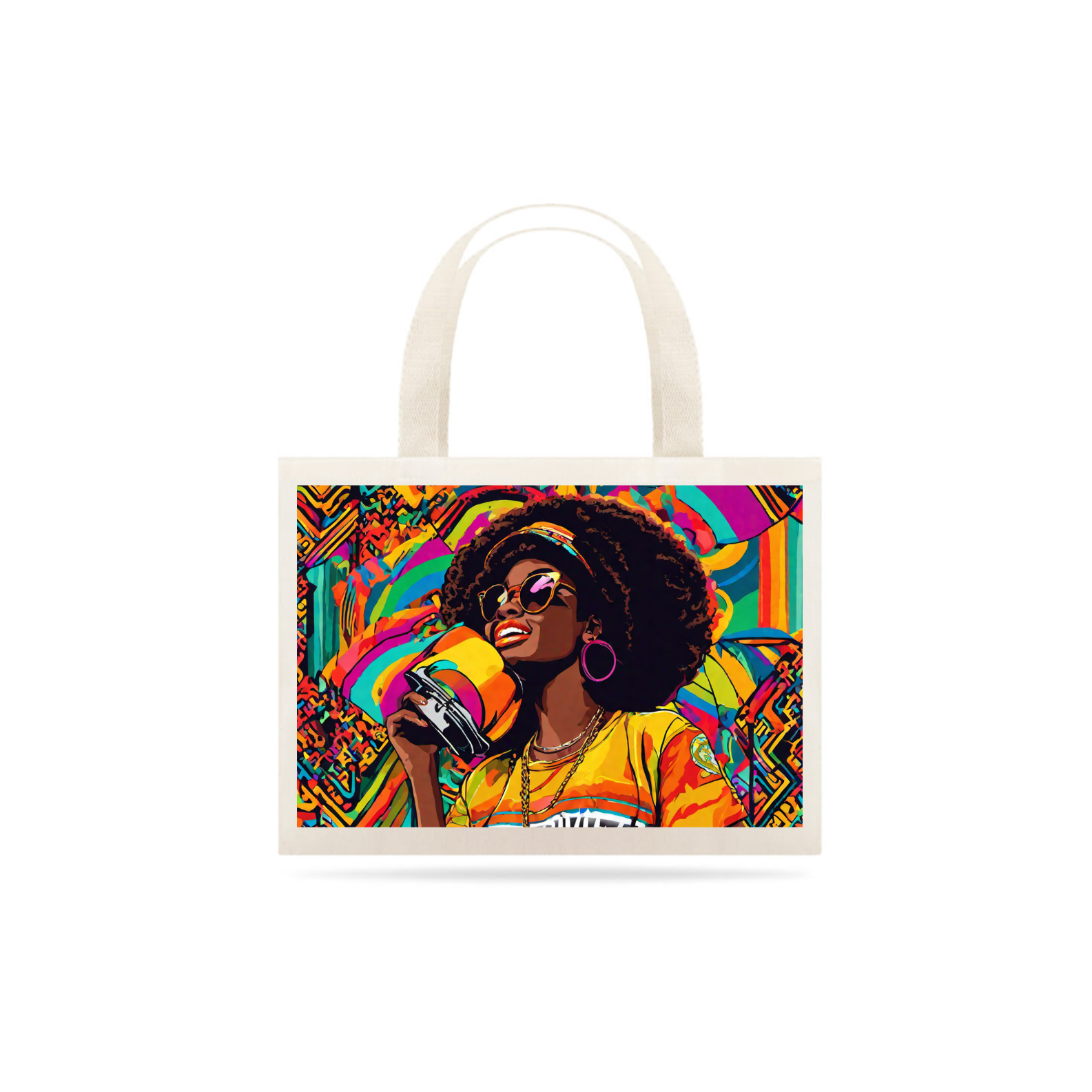 Bolsa ecológica arte de rua negrosim