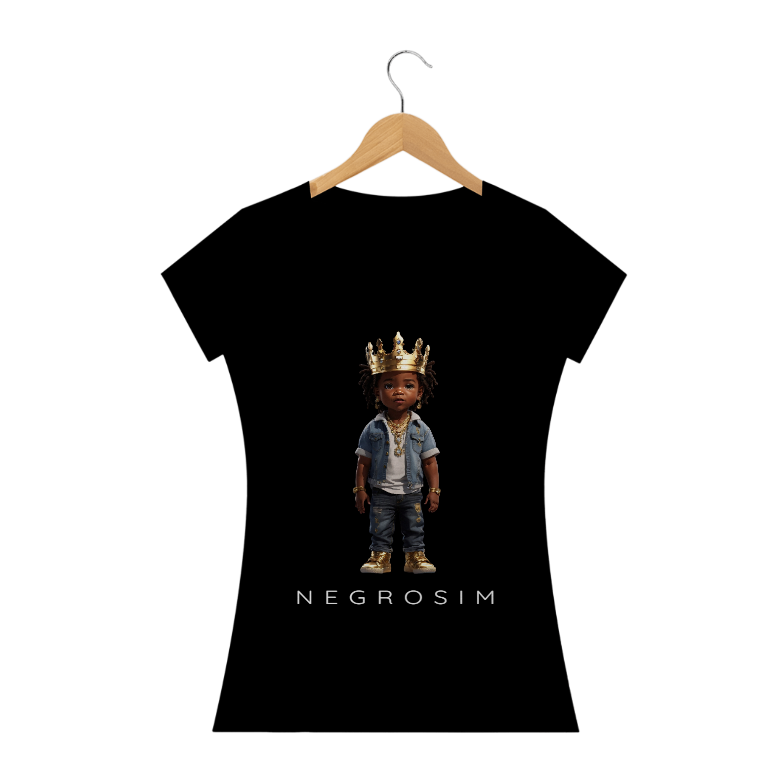 Camiseta Rei Negrosim