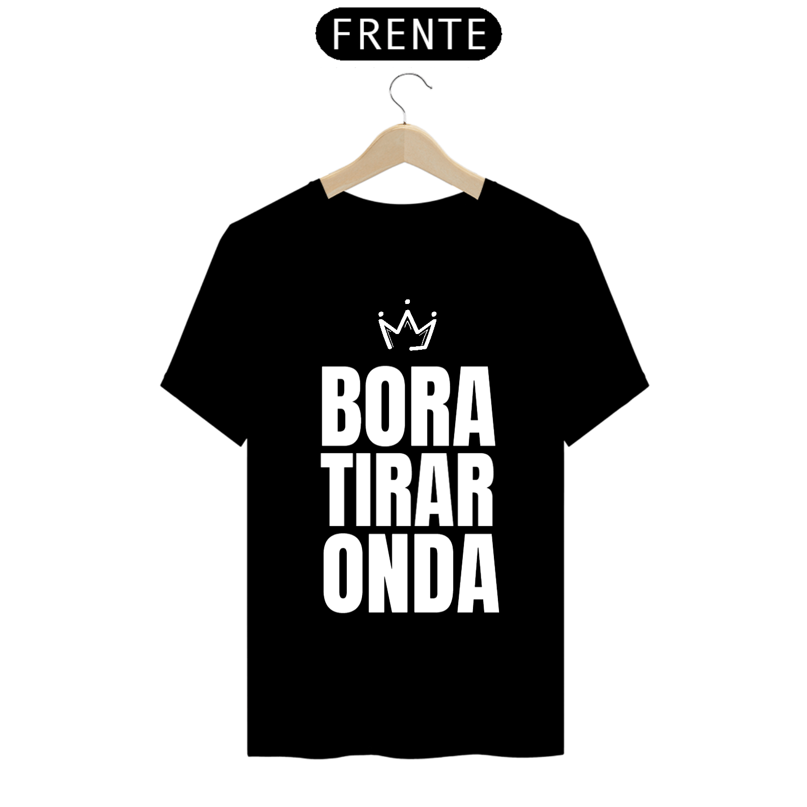 Camiseta Bora Tirar Onda Negrosim