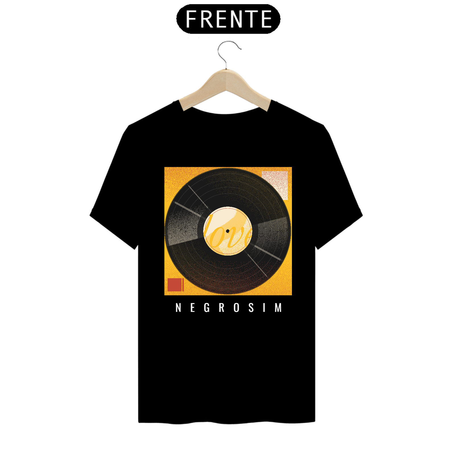 Camiseta Vinil Negrosim