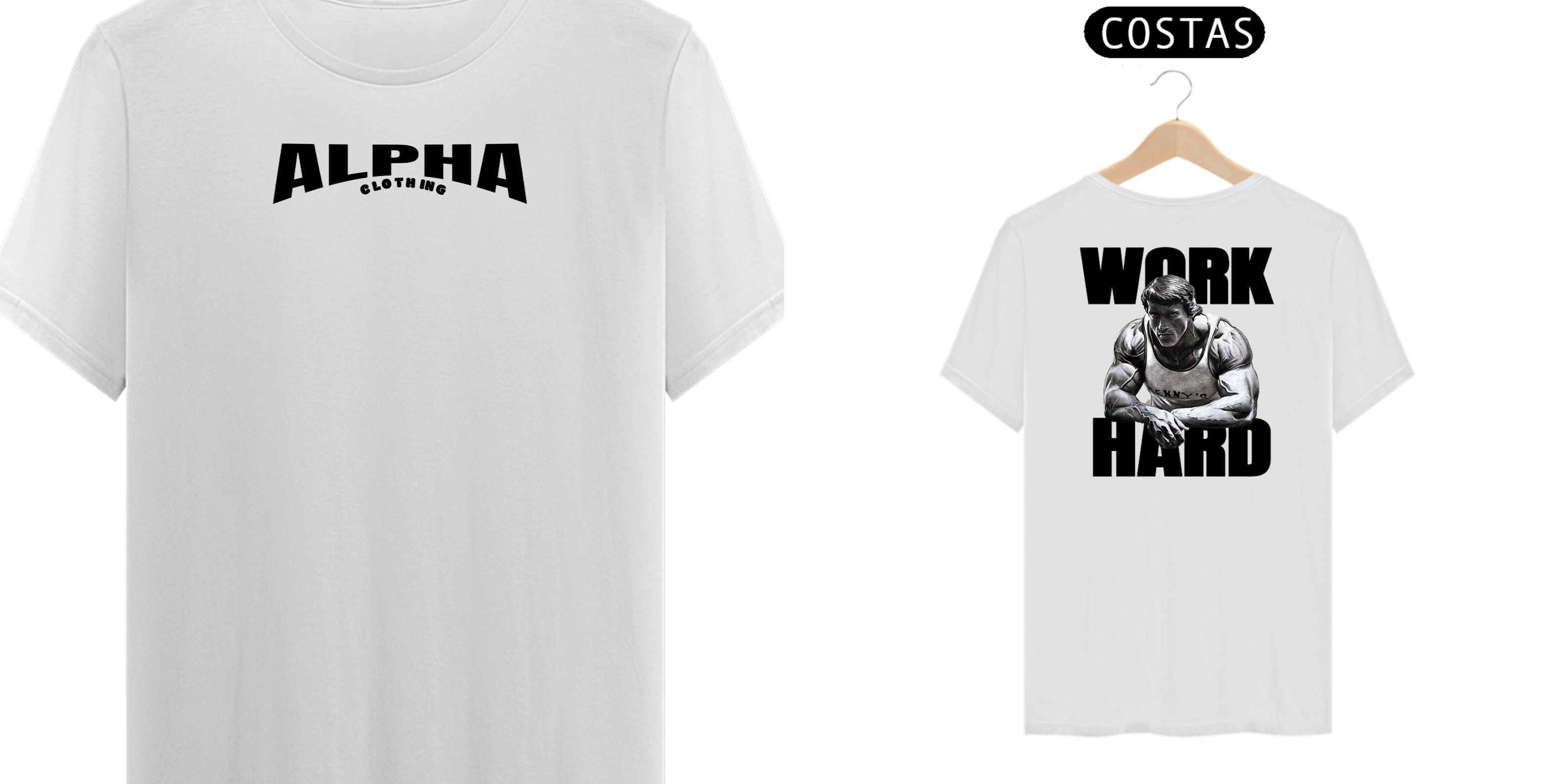 Nome do produto  Camiseta ALPHA WORK HARD ARNOLD