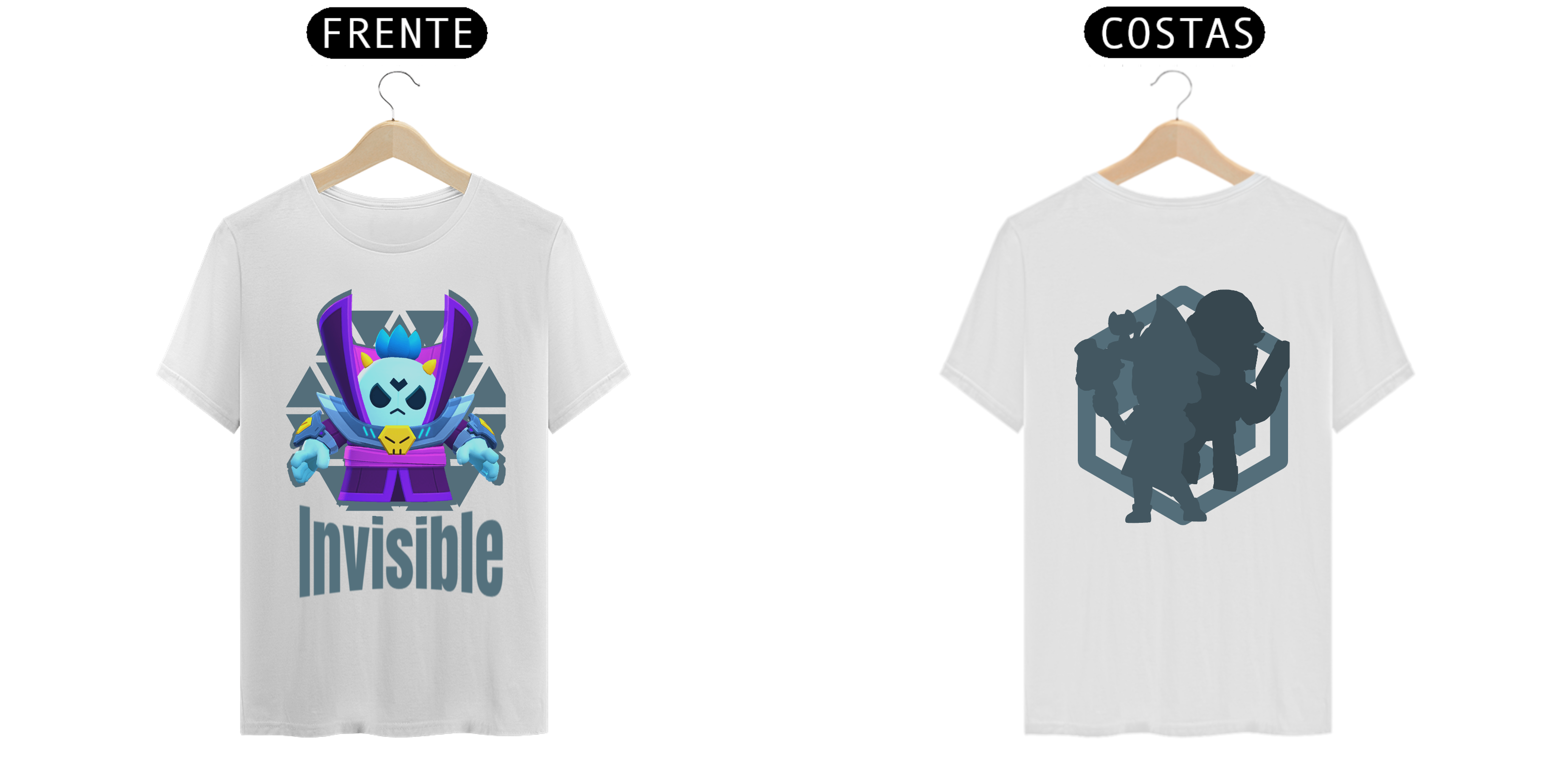 camisa Invisible club Spike das Trevas