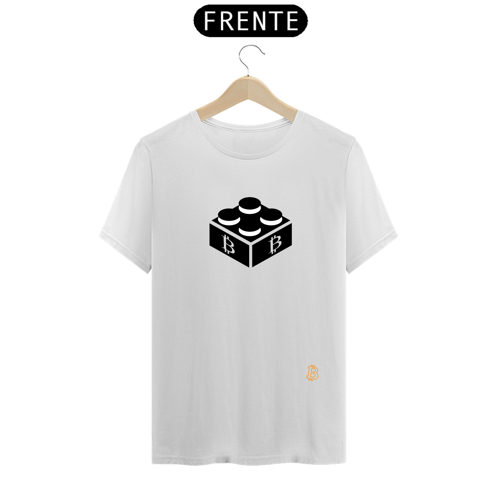 T-Shirt Classic Bitcoin Block
