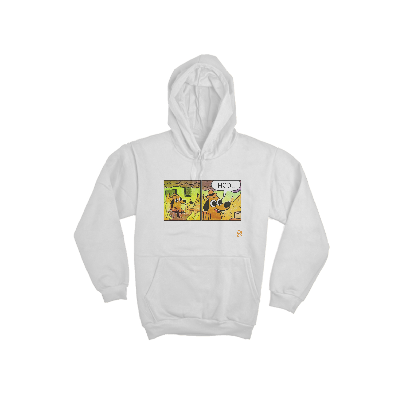 Moleton Canguru HODL This is fine